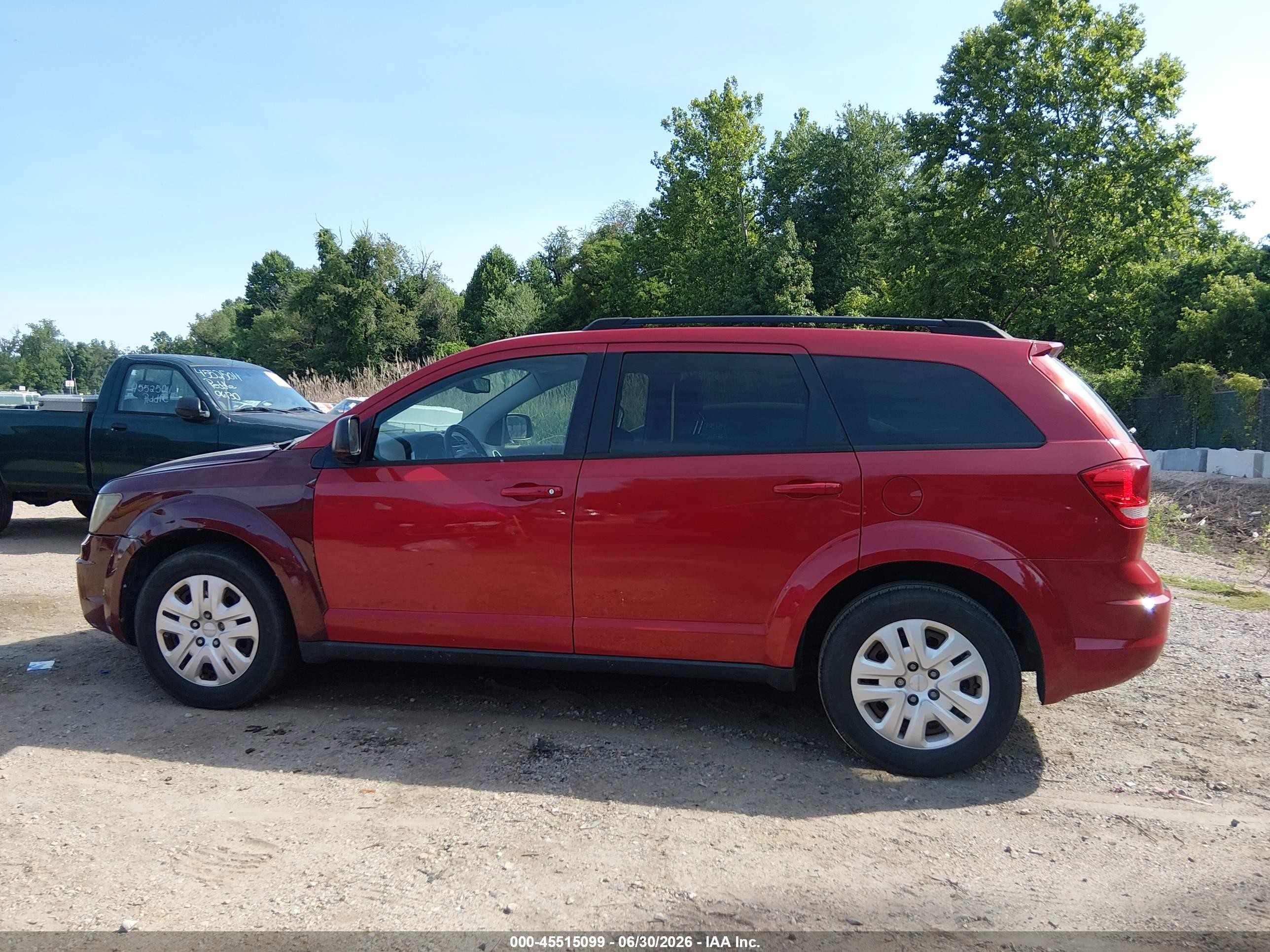 2014 Dodge Journey Se Red vin: 3C4PDCAB5ET184169