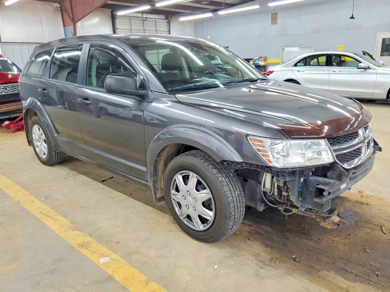 2015 Dodge Journey Se Gray vin: 3C4PDCAB5FT505788