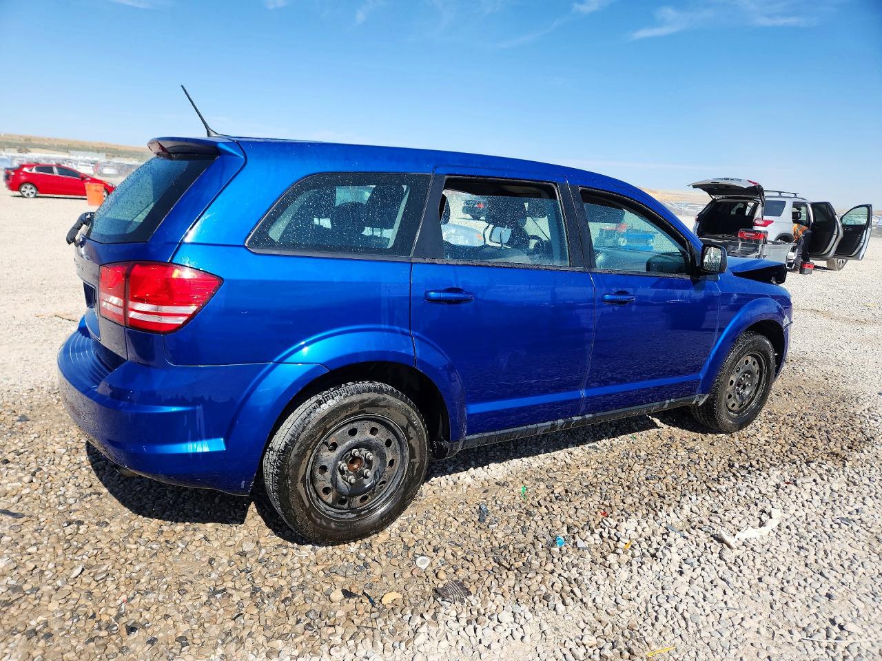 2015 Dodge Journey Se Blue vin: 3C4PDCAB5FT530058