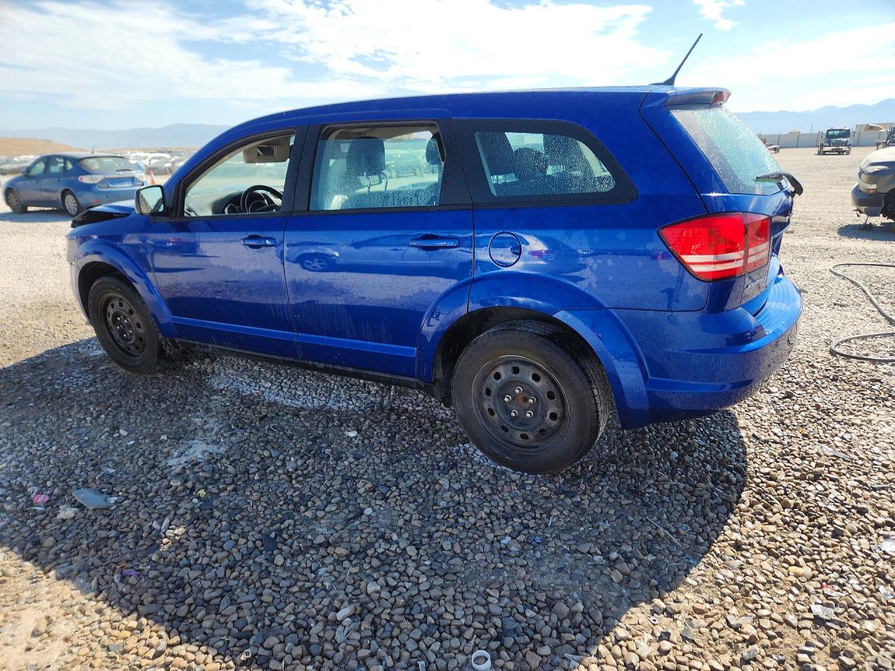 2015 Dodge Journey Se Blue vin: 3C4PDCAB5FT530058