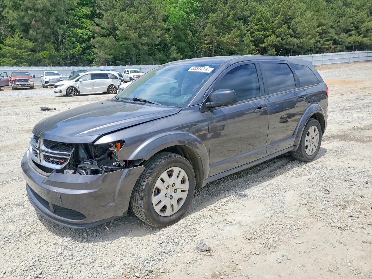 2015 Dodge Journey Se Gray vin: 3C4PDCAB5FT540220