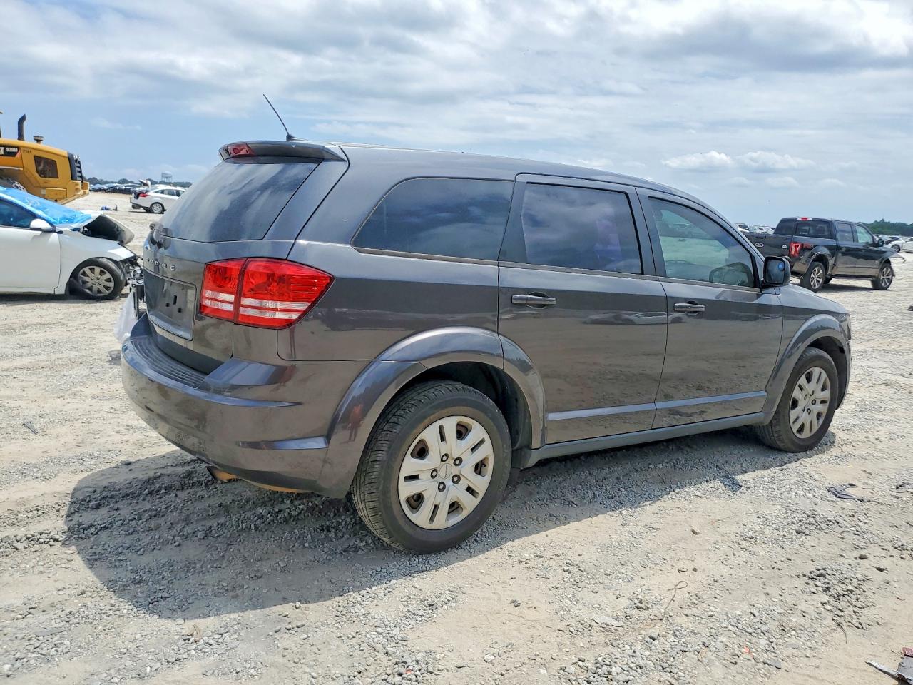 2015 Dodge Journey Se Gray vin: 3C4PDCAB5FT540220
