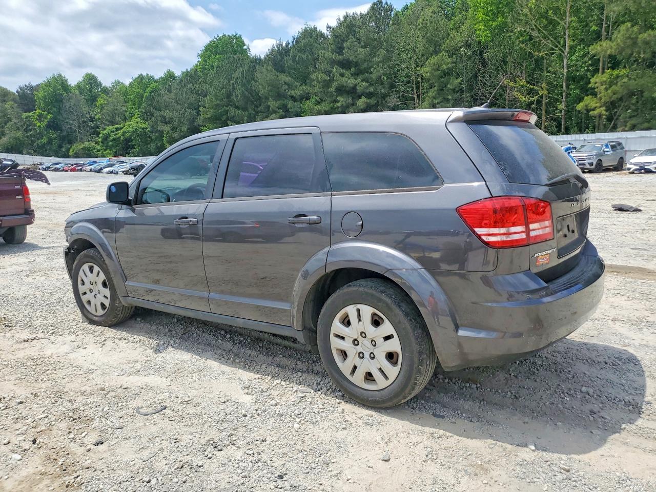2015 Dodge Journey Se Gray vin: 3C4PDCAB5FT540220