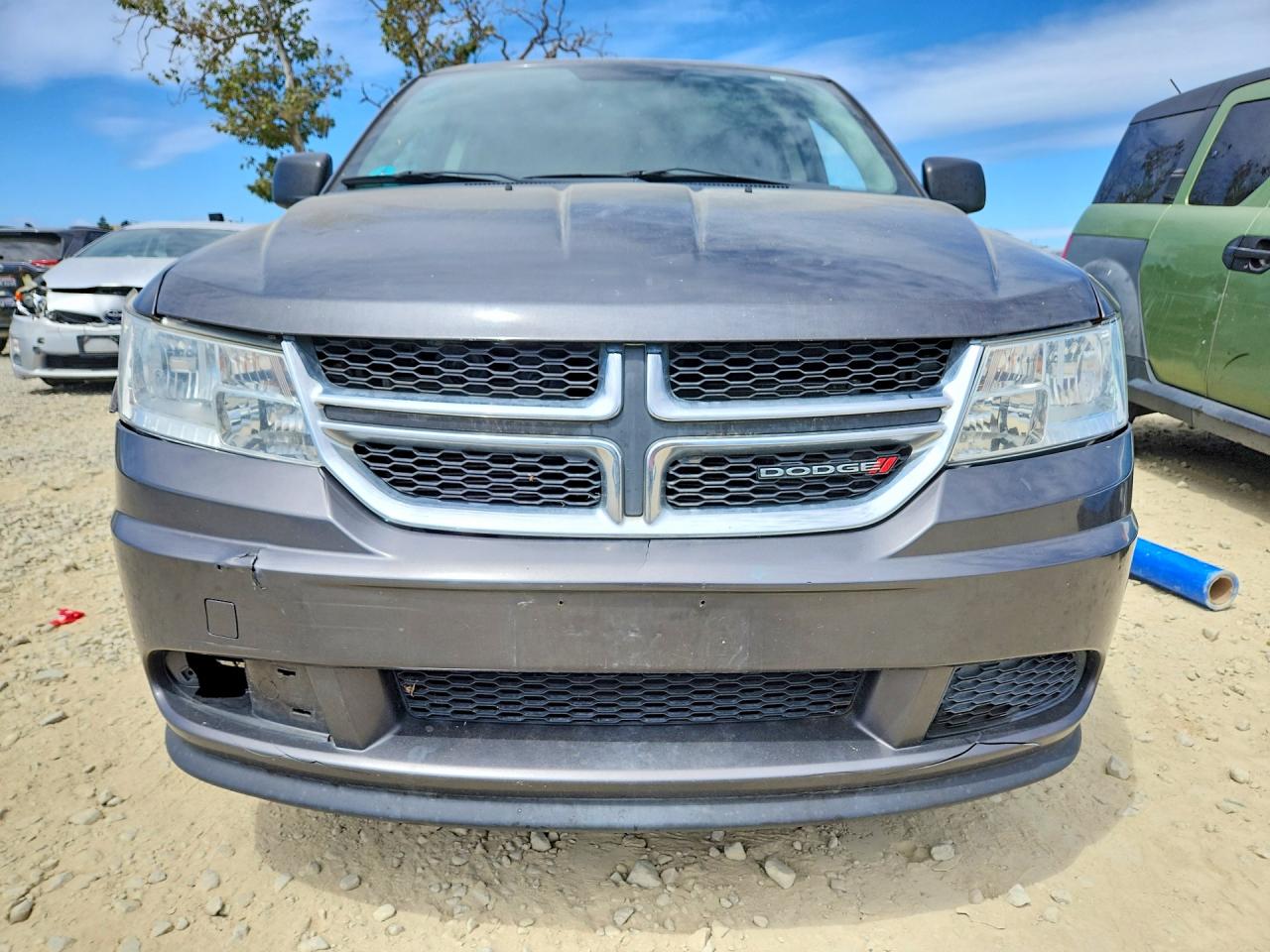 2015 Dodge Journey Se Gray vin: 3C4PDCAB5FT580510