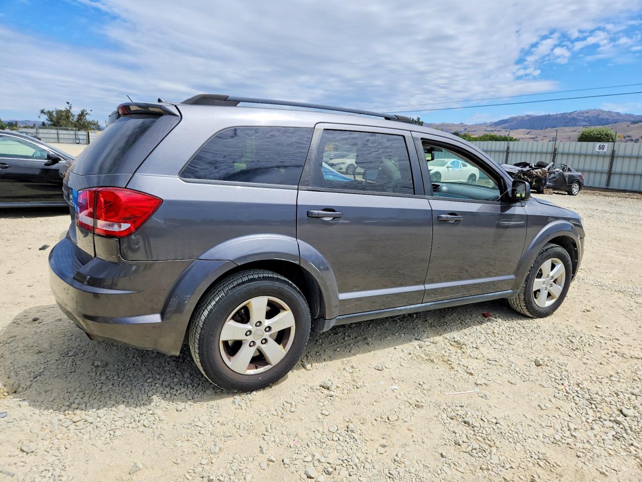 2015 Dodge Journey Se Gray vin: 3C4PDCAB5FT580510