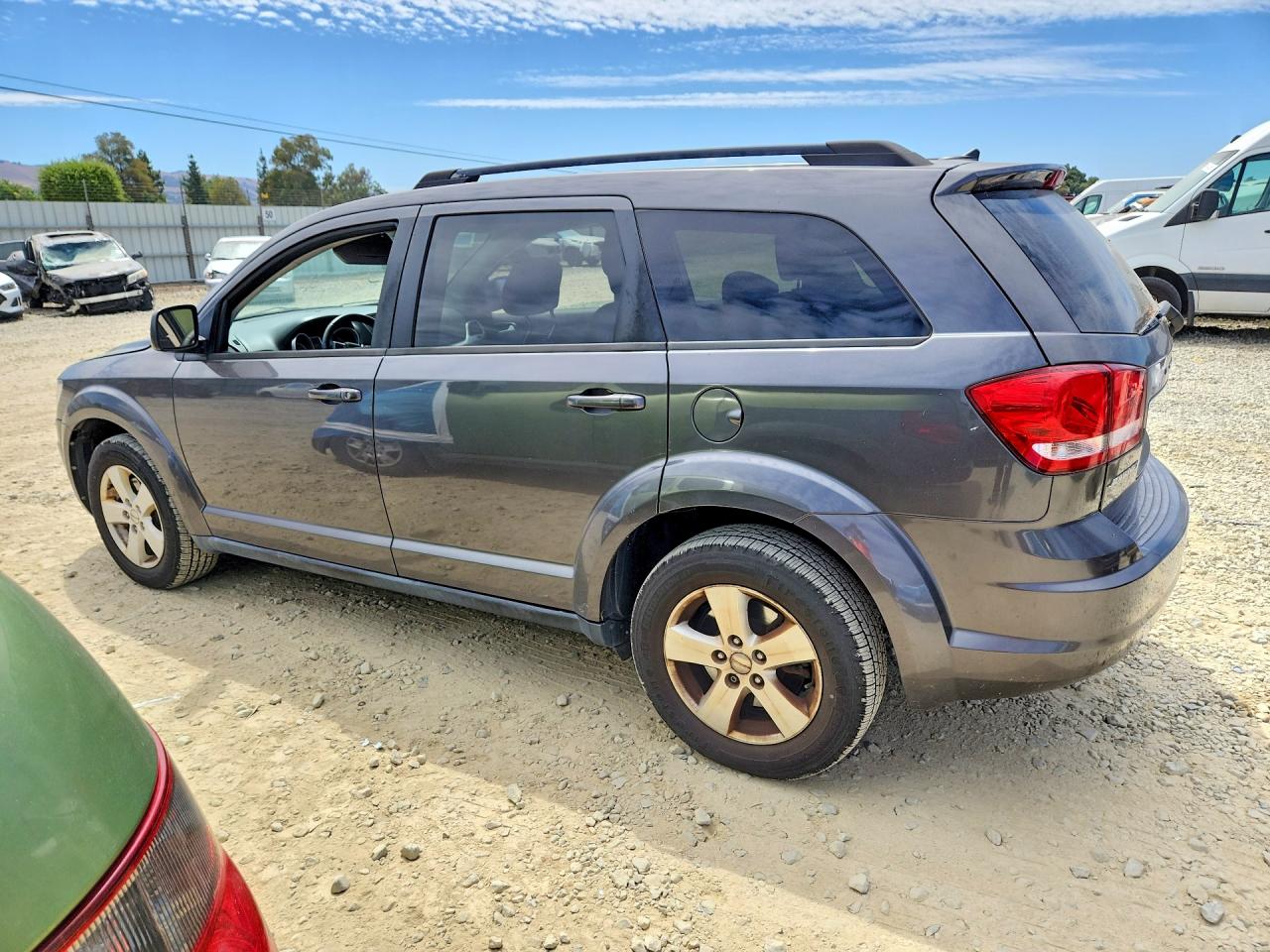 2015 Dodge Journey Se Gray vin: 3C4PDCAB5FT580510