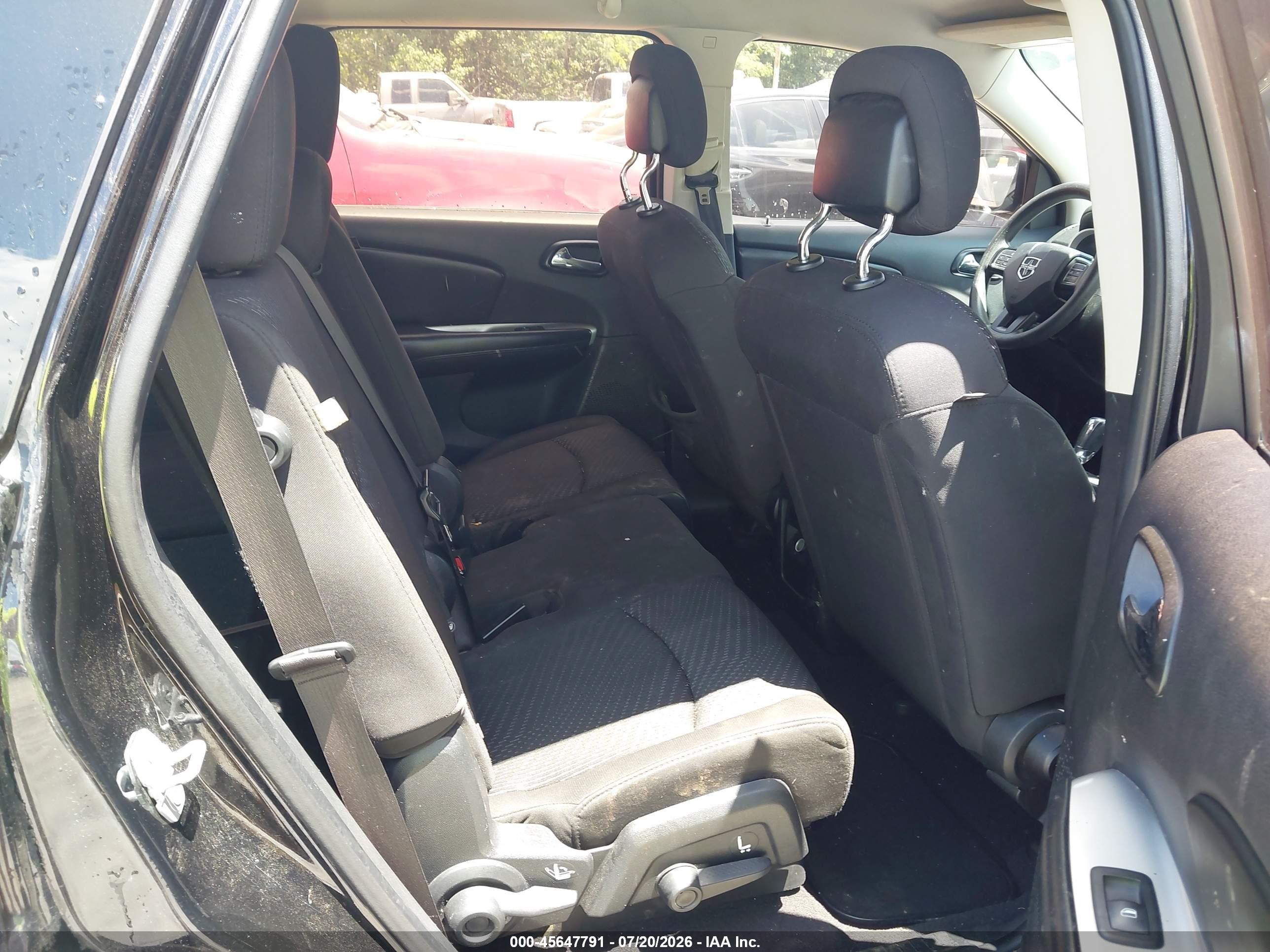 2015 Dodge Journey American Value Pkg Black vin: 3C4PDCAB5FT630676