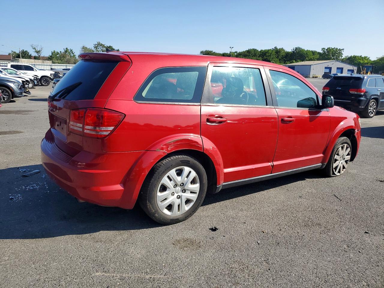 2015 Dodge Journey Se Red vin: 3C4PDCAB5FT637935