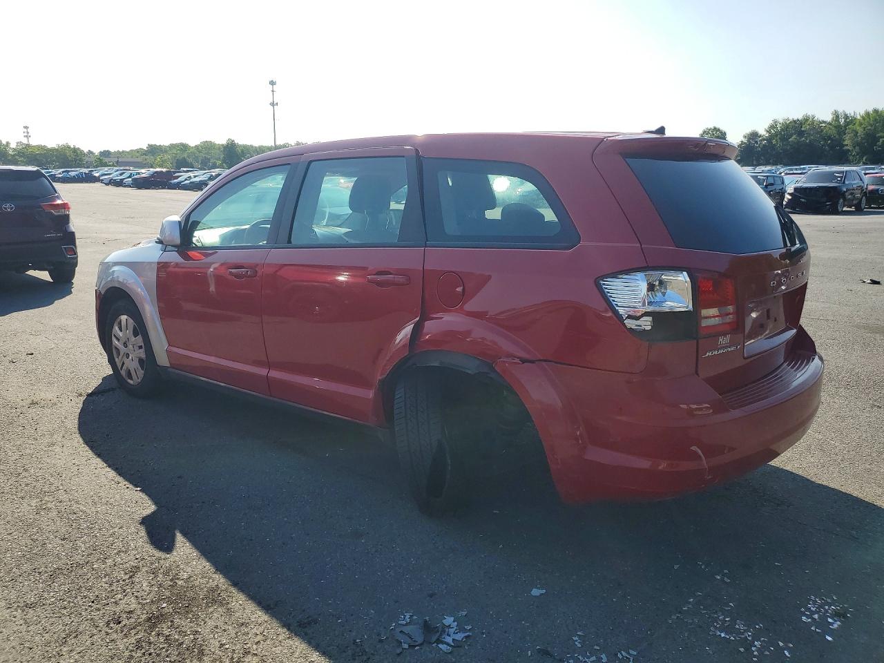 2015 Dodge Journey Se Red vin: 3C4PDCAB5FT637935