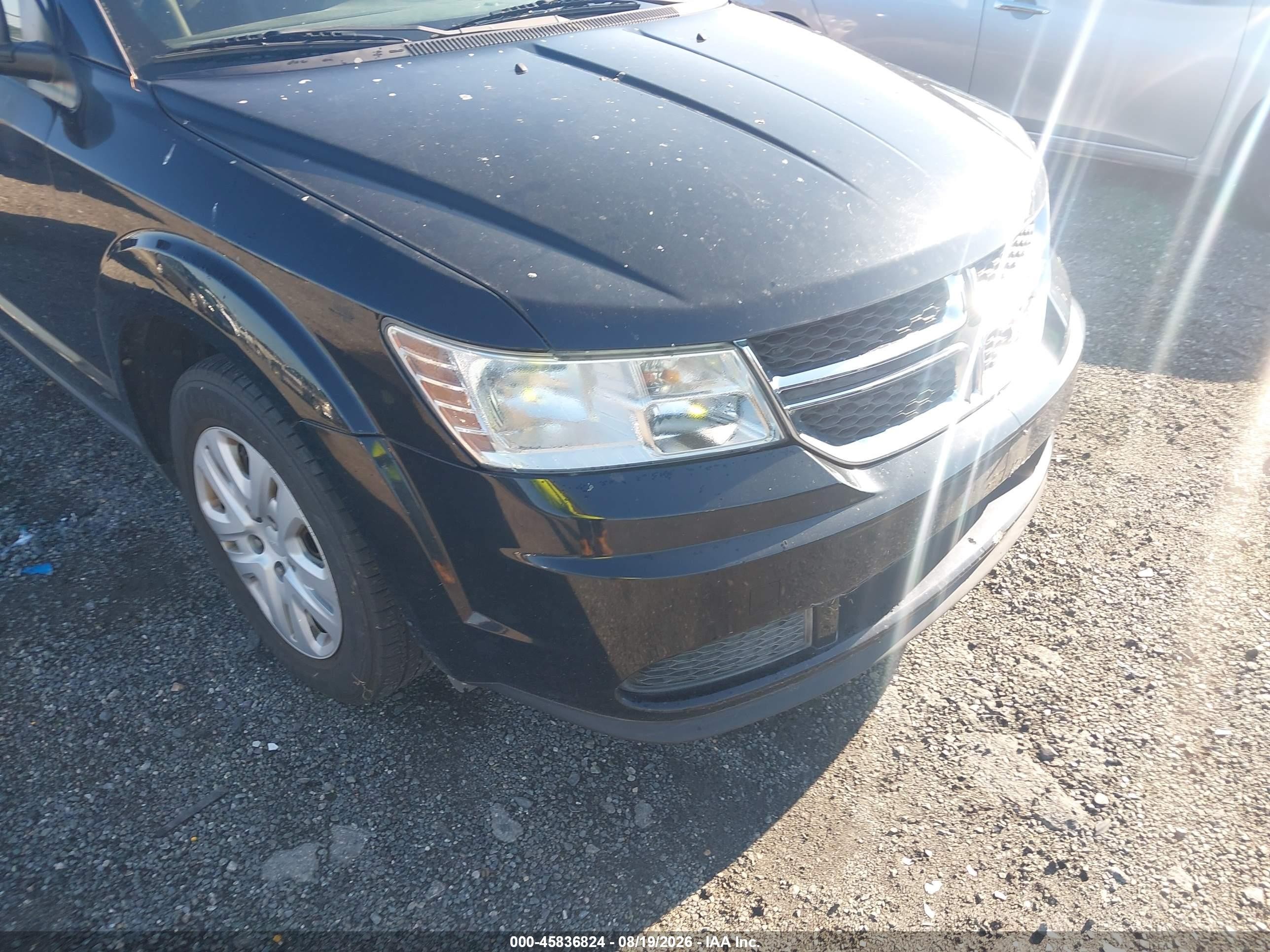 2015 Dodge Journey American Value Pkg Черный vin: 3C4PDCAB5FT654637