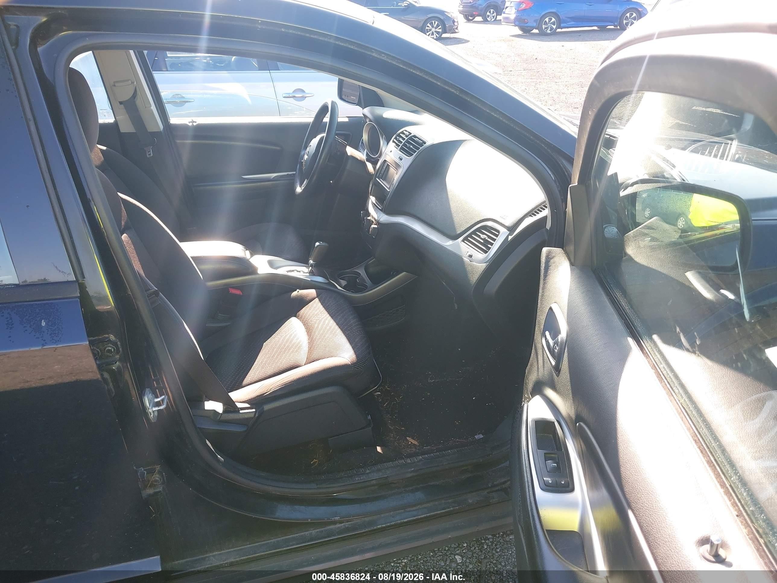 2015 Dodge Journey American Value Pkg Черный vin: 3C4PDCAB5FT654637