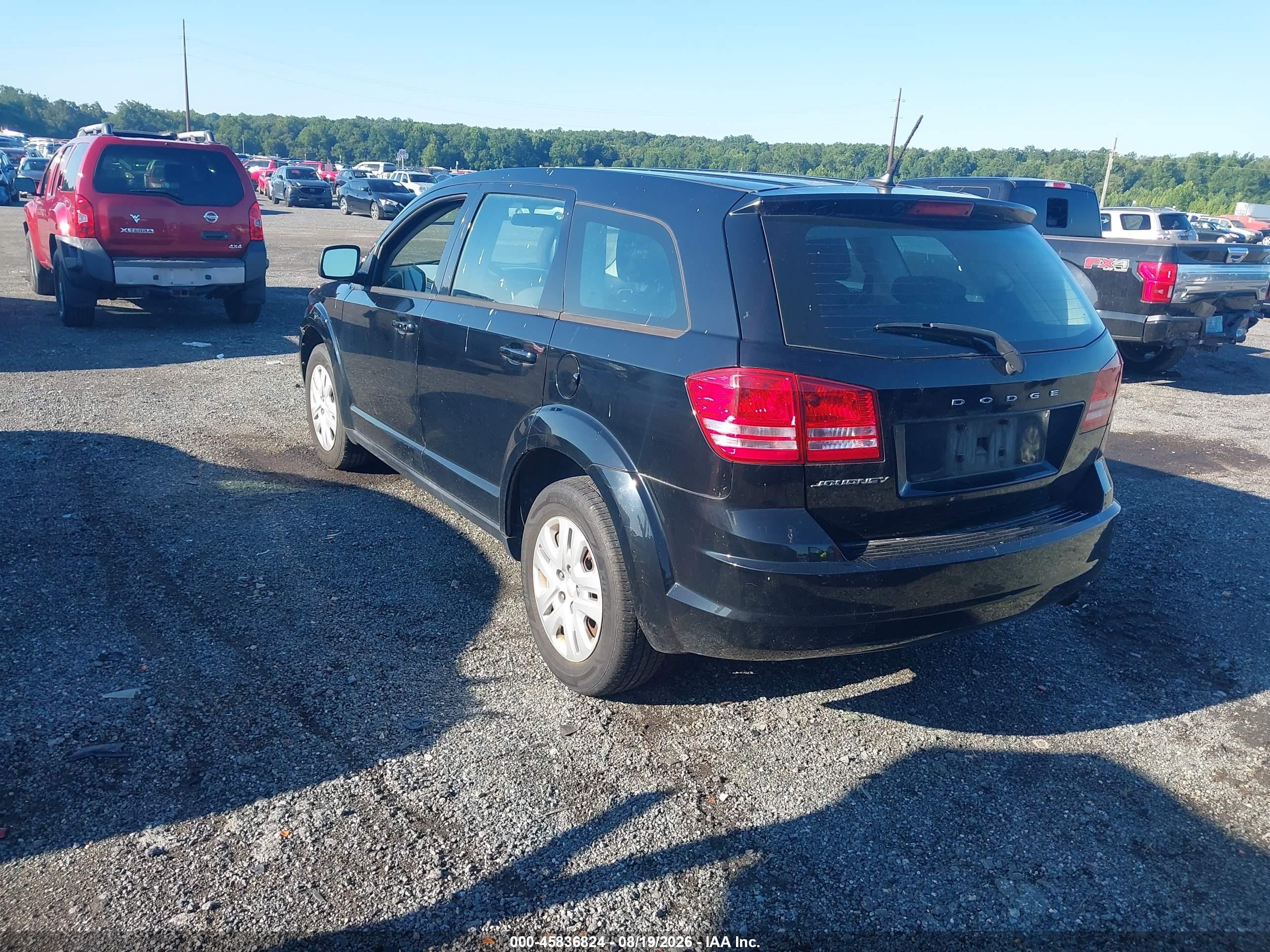 2015 Dodge Journey American Value Pkg Черный vin: 3C4PDCAB5FT654637