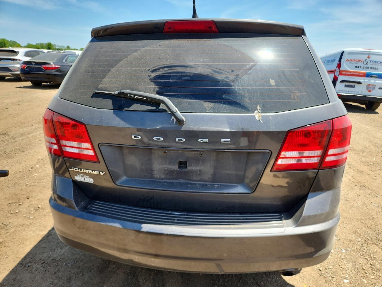 2015 Dodge Journey Se Gray vin: 3C4PDCAB5FT670479