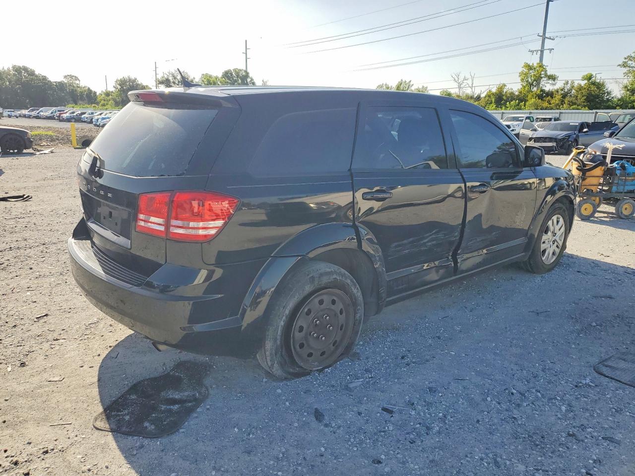 2015 Dodge Journey Se Black vin: 3C4PDCAB5FT719230