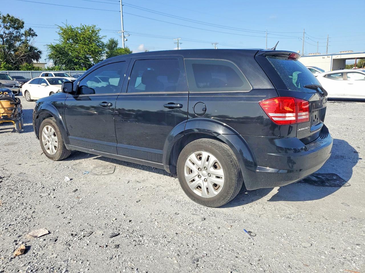 2015 Dodge Journey Se Black vin: 3C4PDCAB5FT719230
