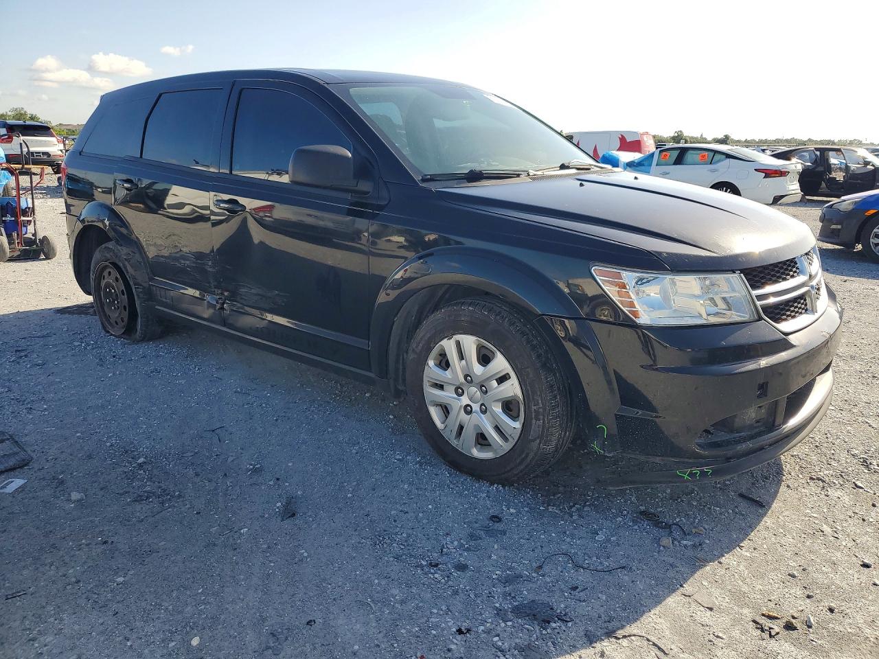 2015 Dodge Journey Se Black vin: 3C4PDCAB5FT719230