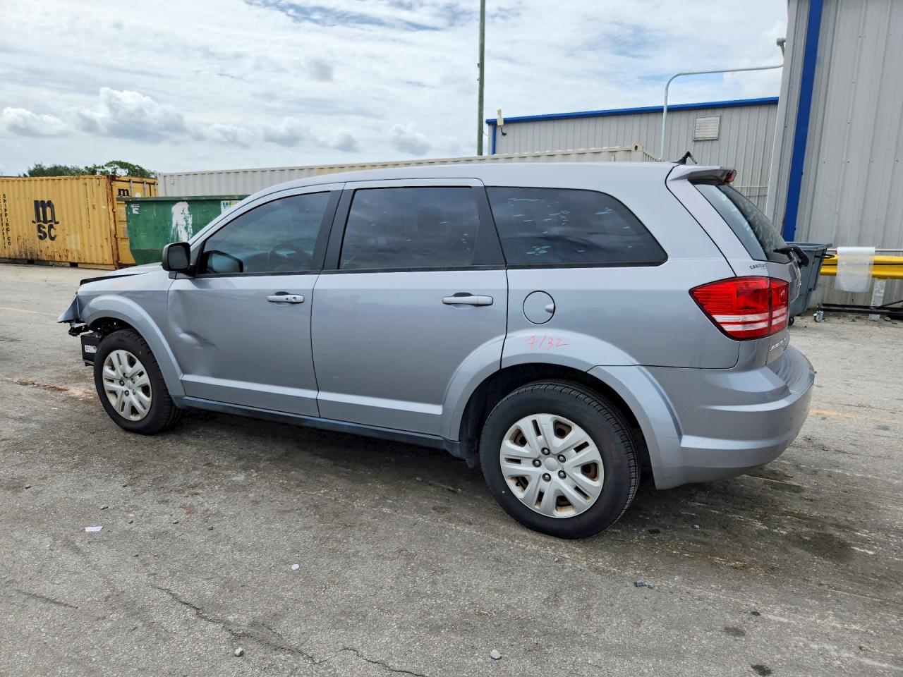 2015 Dodge Journey Se Silver vin: 3C4PDCAB5FT747108