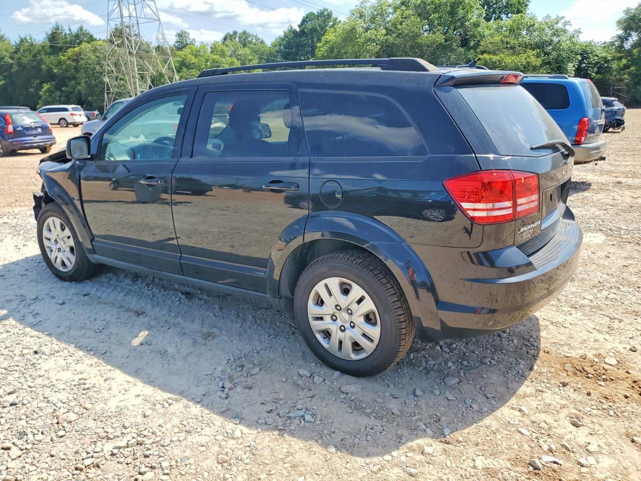 2017 Dodge Journey Se Black vin: 3C4PDCAB5HT505034