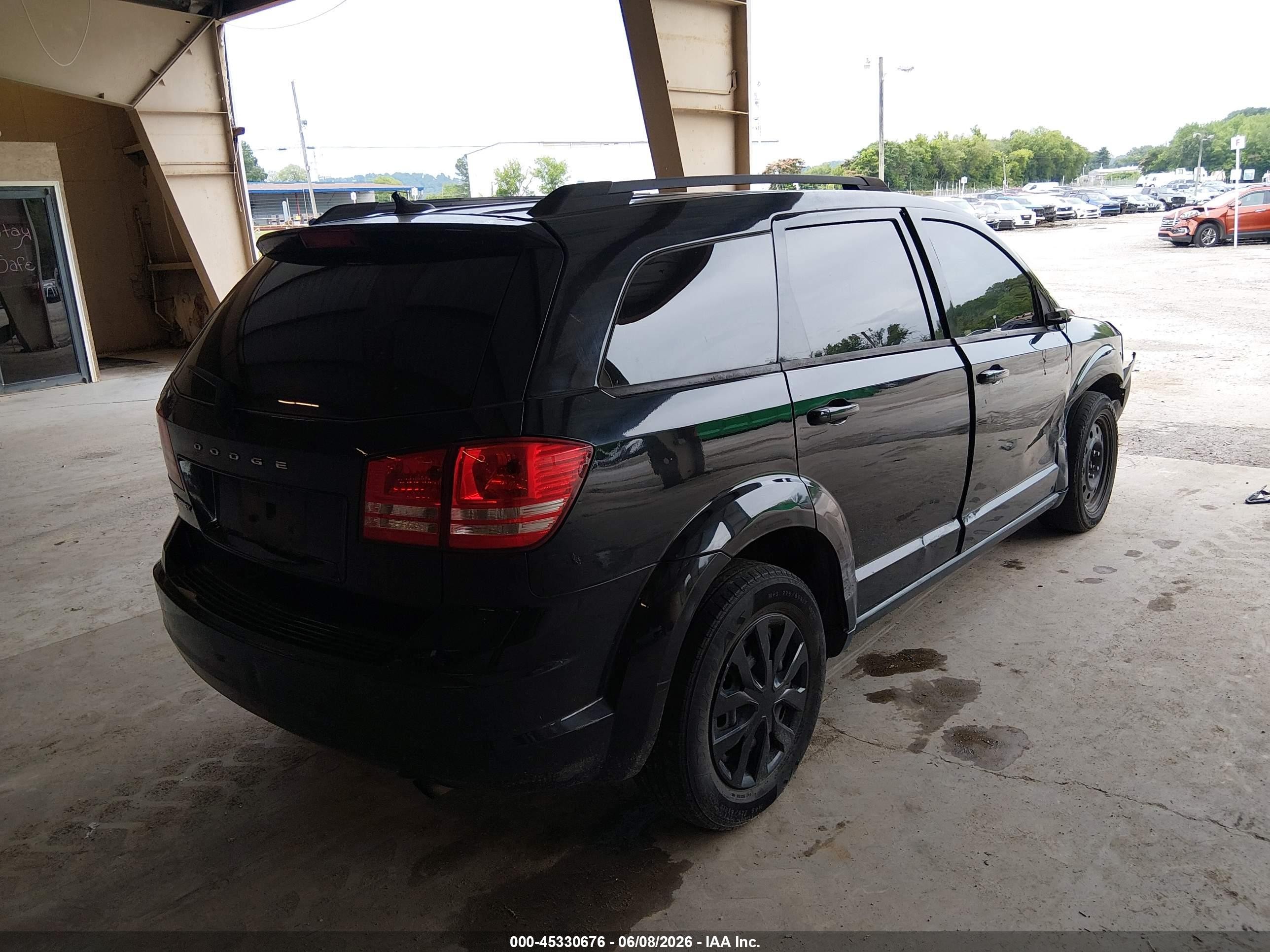 2018 Dodge Journey Se Black vin: 3C4PDCAB5JT384575