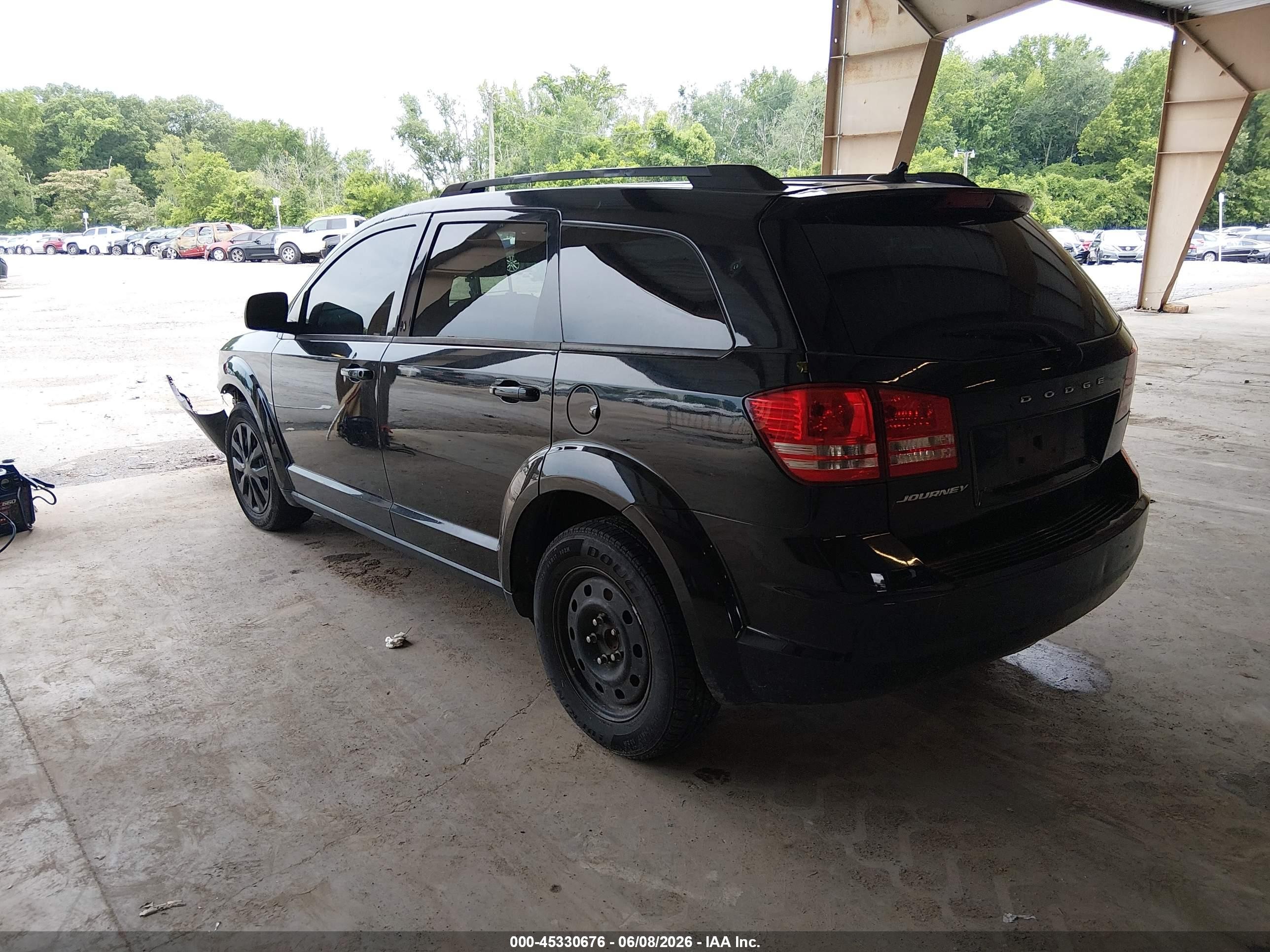 2018 Dodge Journey Se Black vin: 3C4PDCAB5JT384575