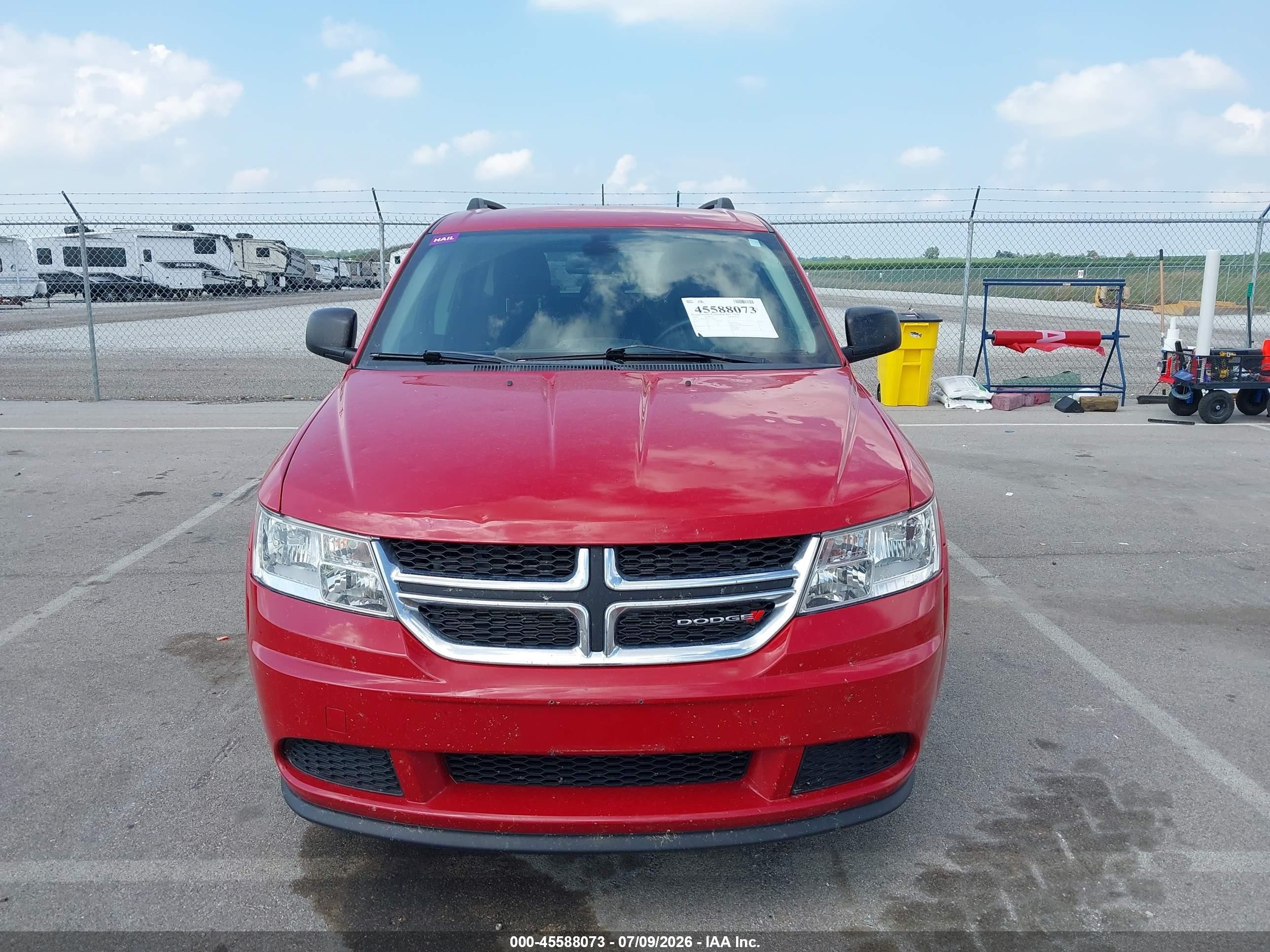 2020 Dodge Journey Se Value Красный vin: 3C4PDCAB5LT214204