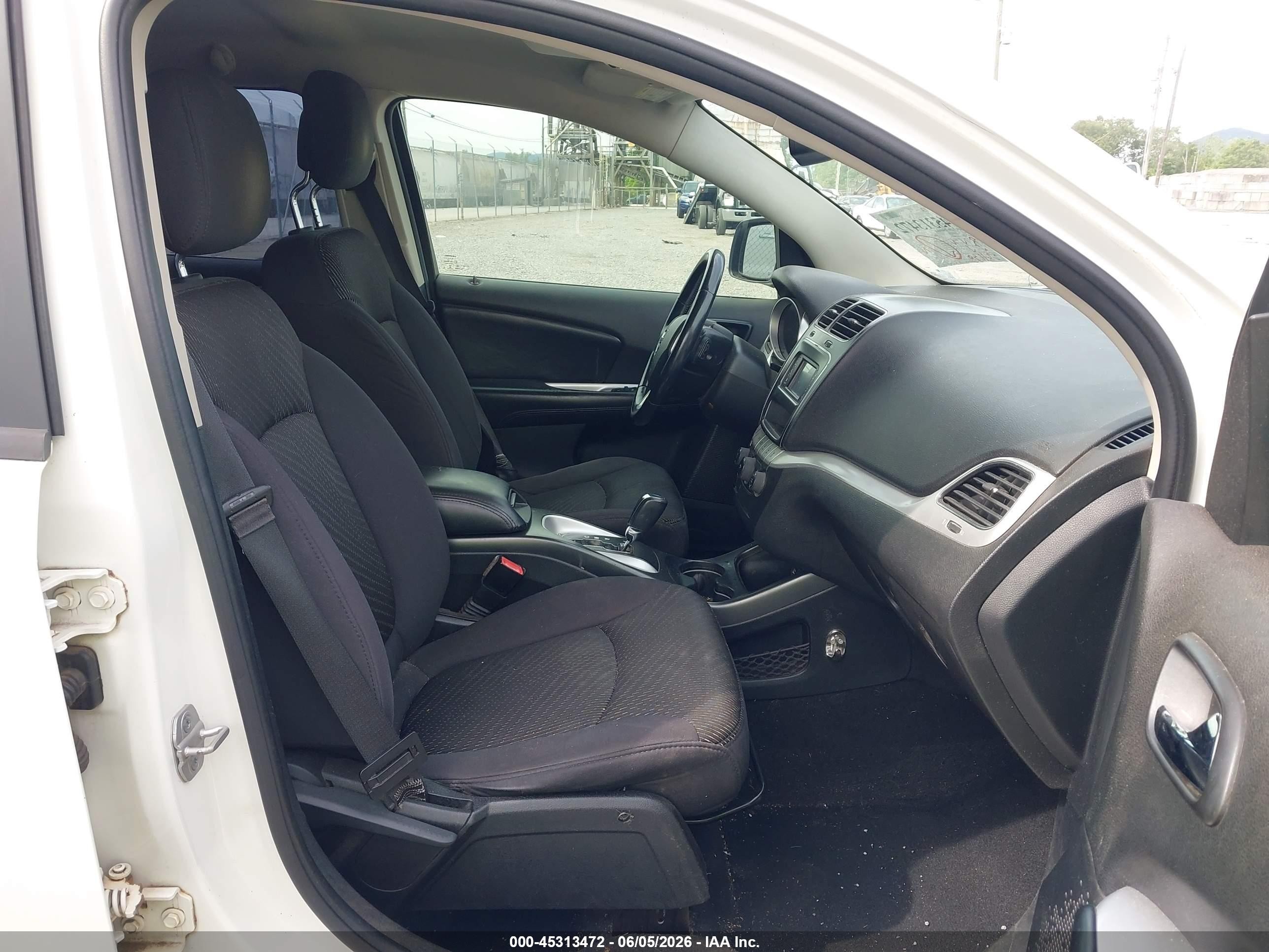 2013 Dodge Journey American Value Pkg White vin: 3C4PDCAB6DT555466