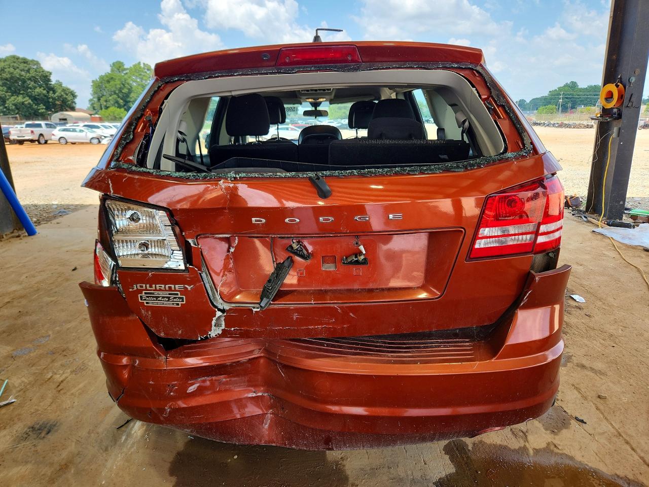 2013 Dodge Journey Se Оранжевый vin: 3C4PDCAB6DT626987