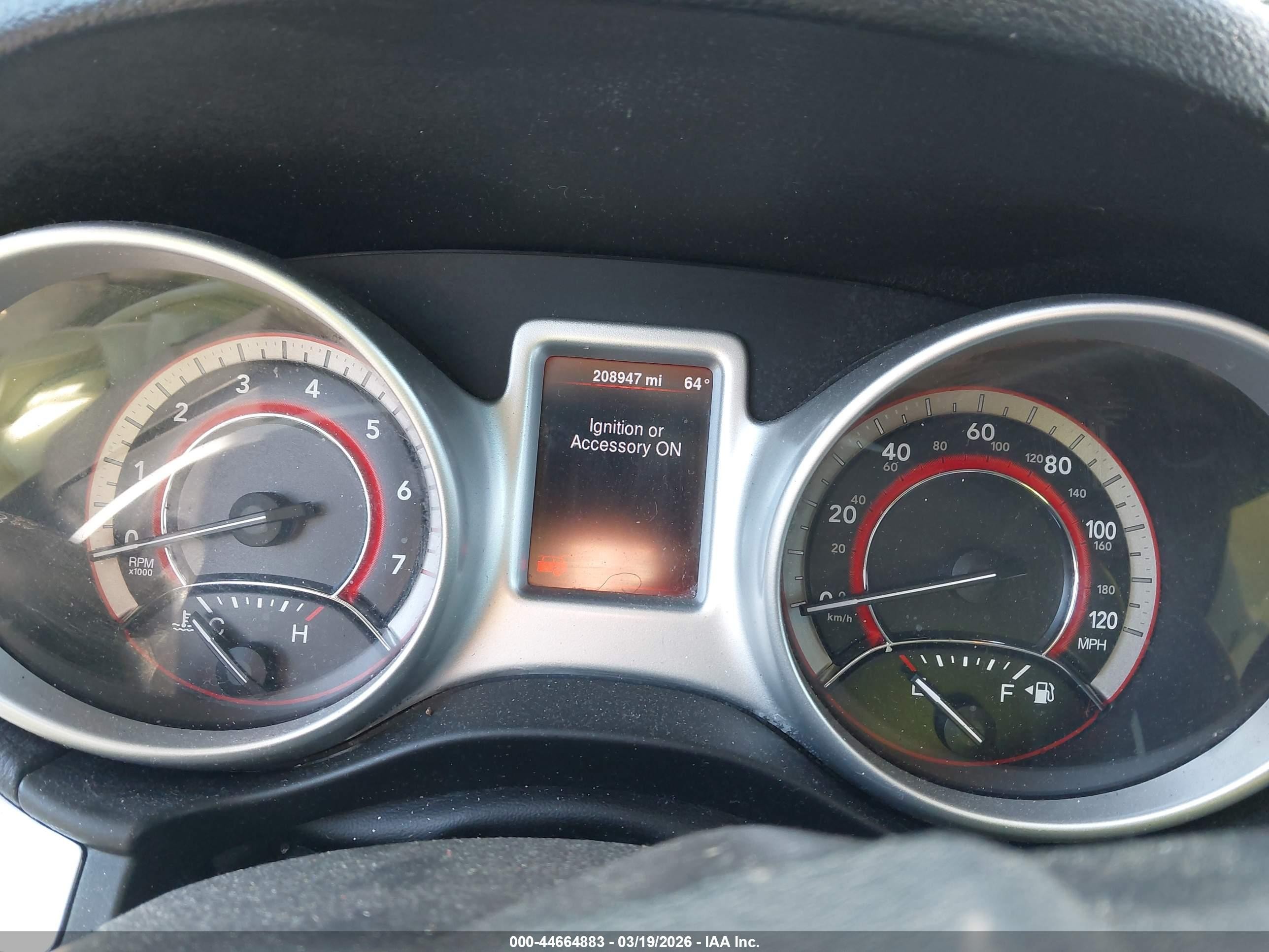 2013 Dodge Journey Se Orange vin: 3C4PDCAB6DT679642
