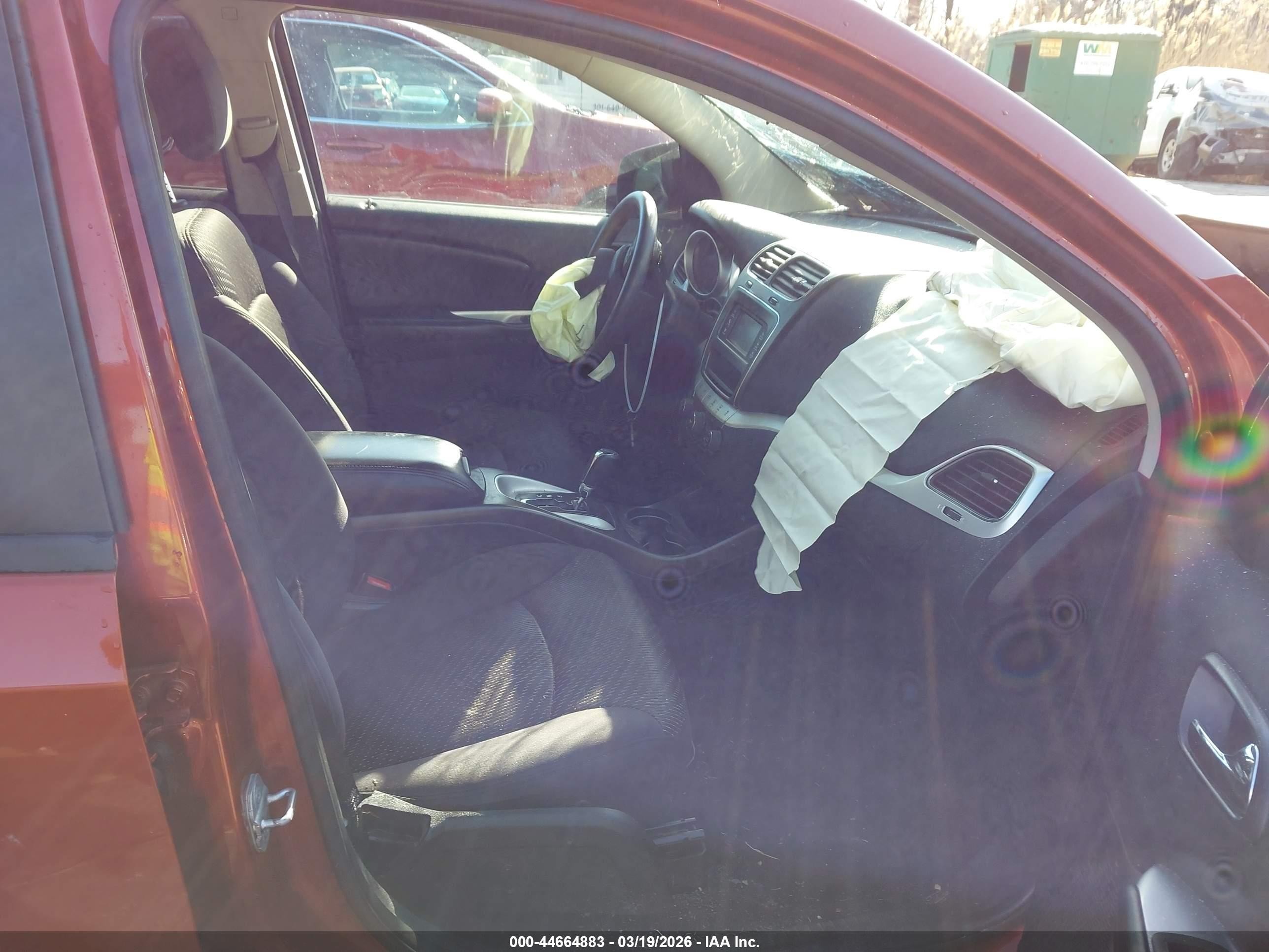 2013 Dodge Journey Se Orange vin: 3C4PDCAB6DT679642