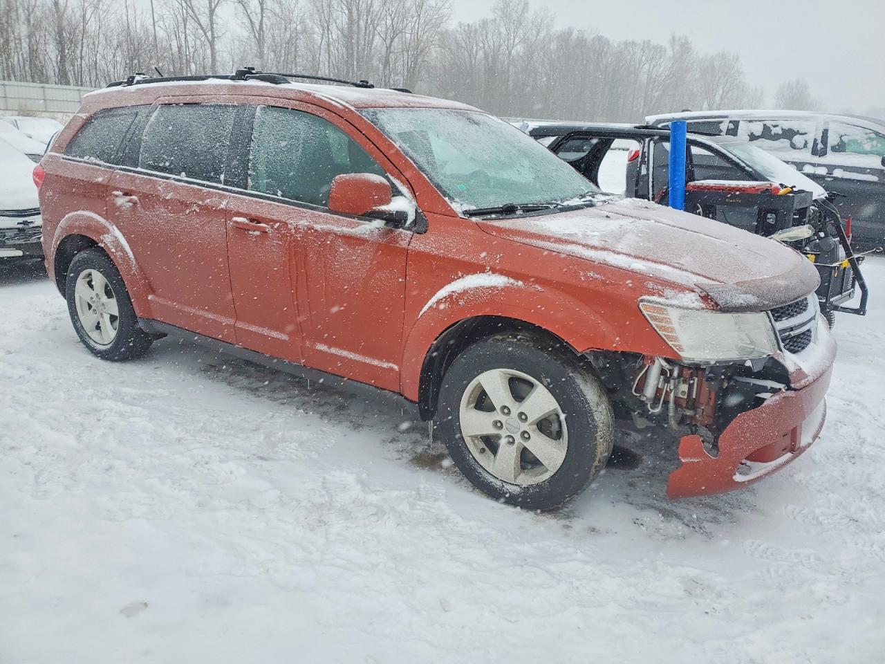 2013 Dodge Journey Se Orange vin: 3C4PDCAB6DT699938