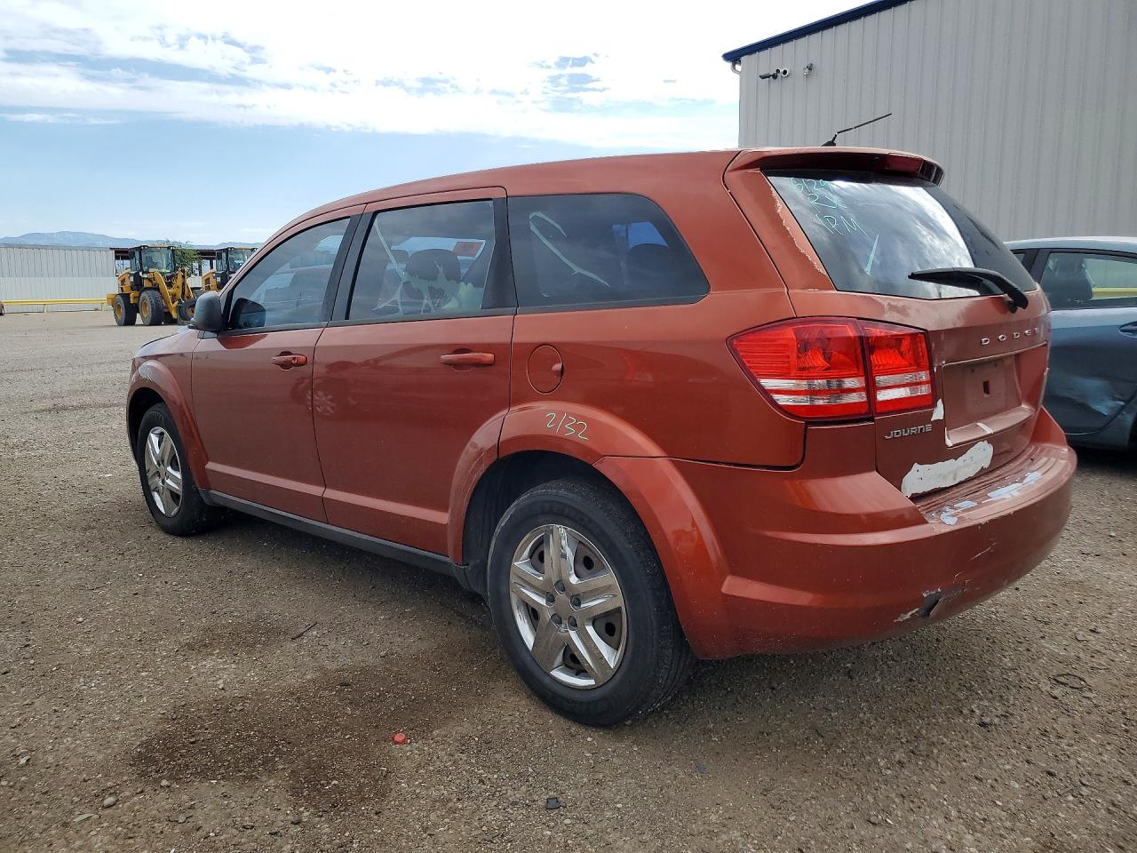 2013 Dodge Journey Se Orange vin: 3C4PDCAB6DT729682