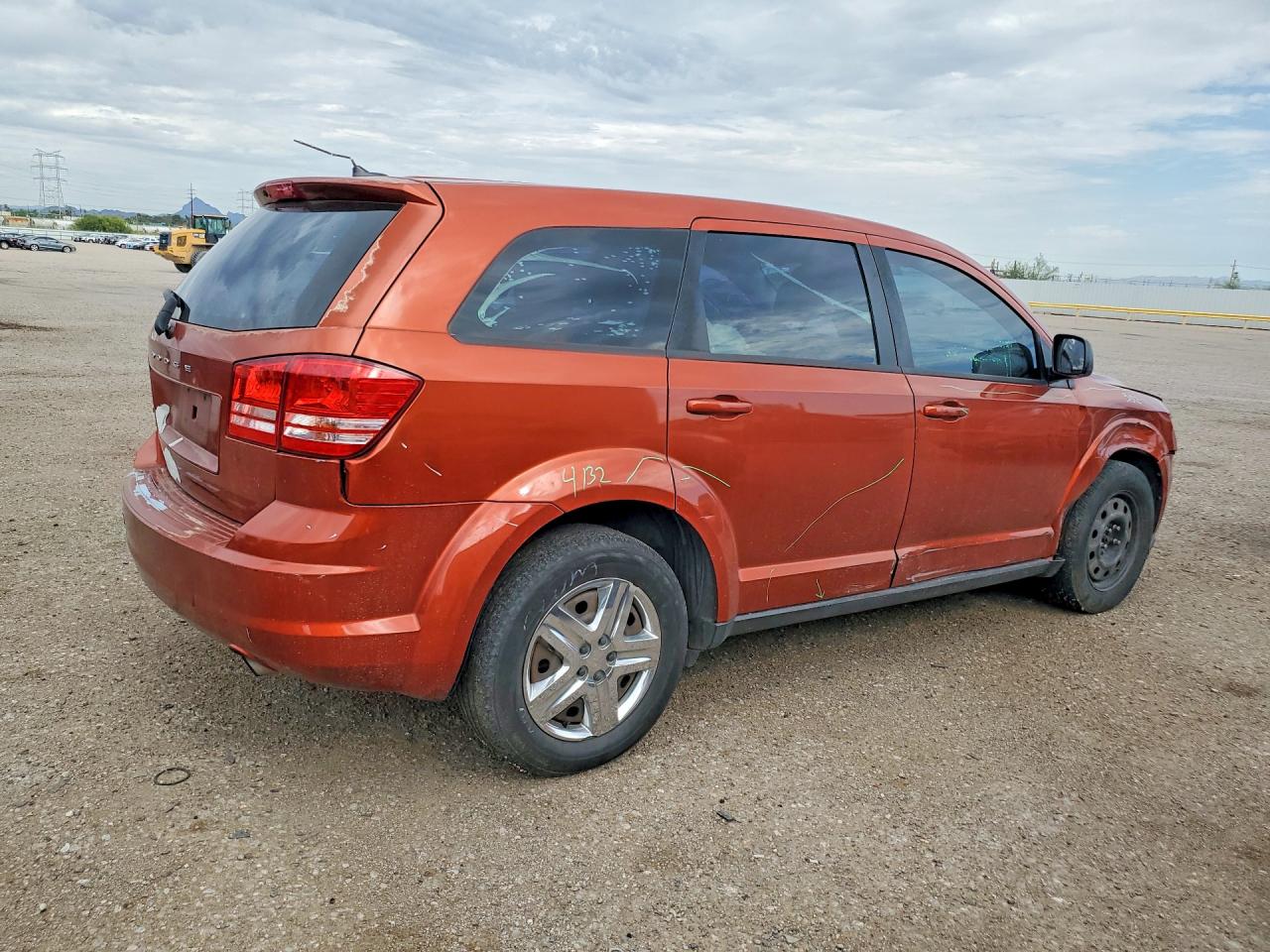2013 Dodge Journey Se Orange vin: 3C4PDCAB6DT729682