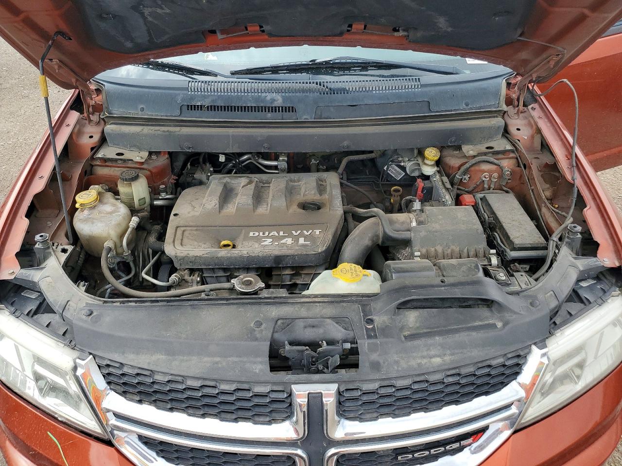 2013 Dodge Journey Se Orange vin: 3C4PDCAB6DT729682