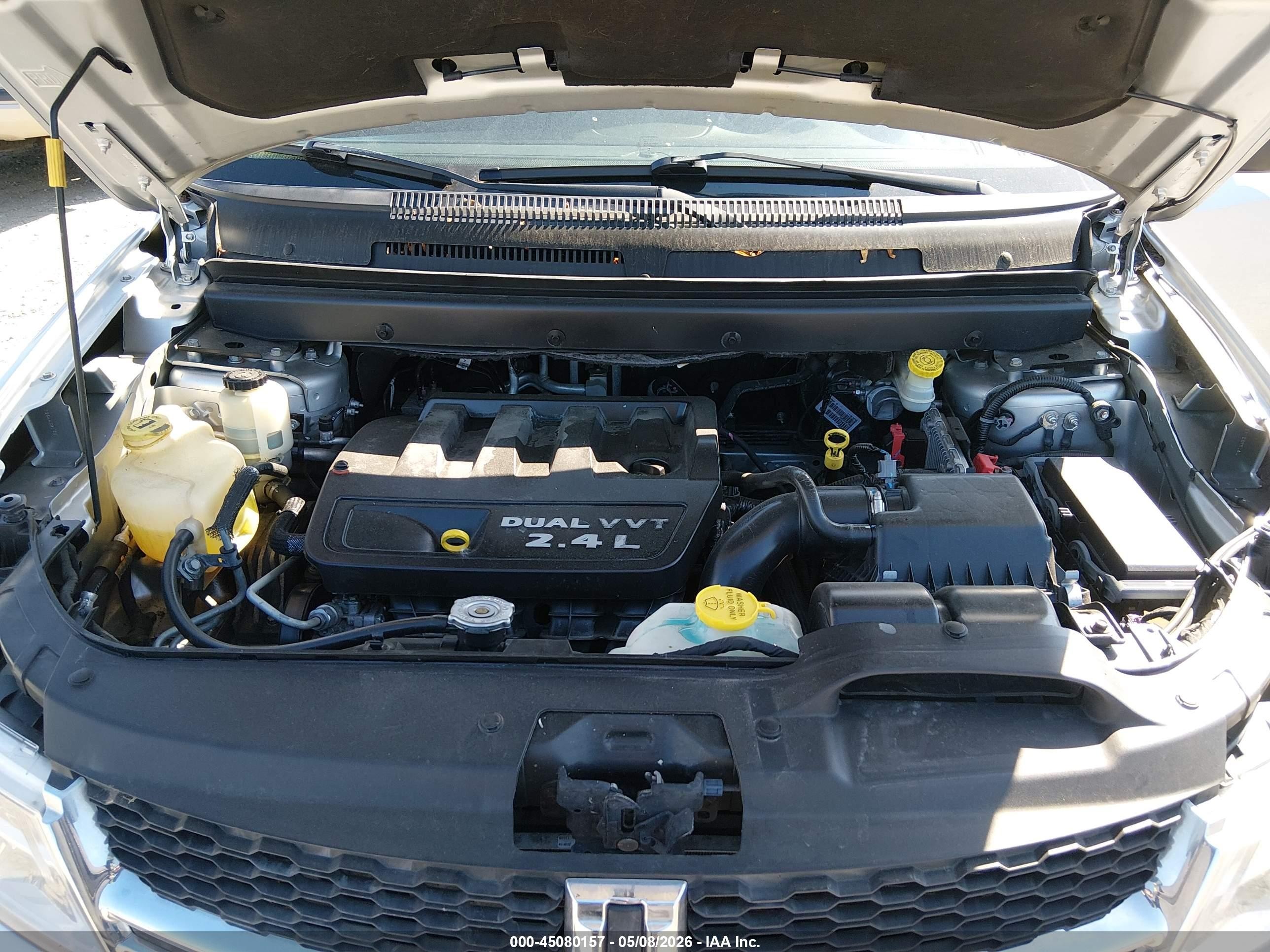 2014 Dodge Journey American Value Pkg Silver vin: 3C4PDCAB6ET111909