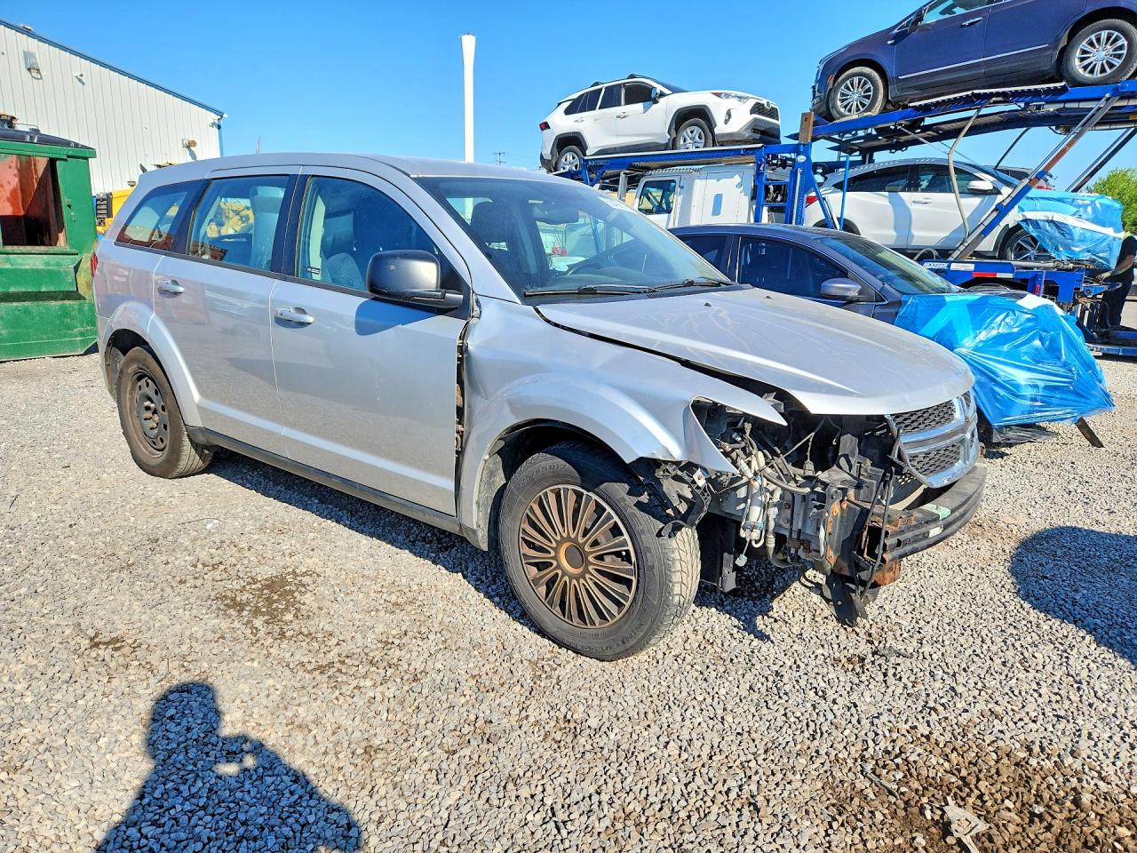2014 Dodge Journey Se Silver vin: 3C4PDCAB6ET115930