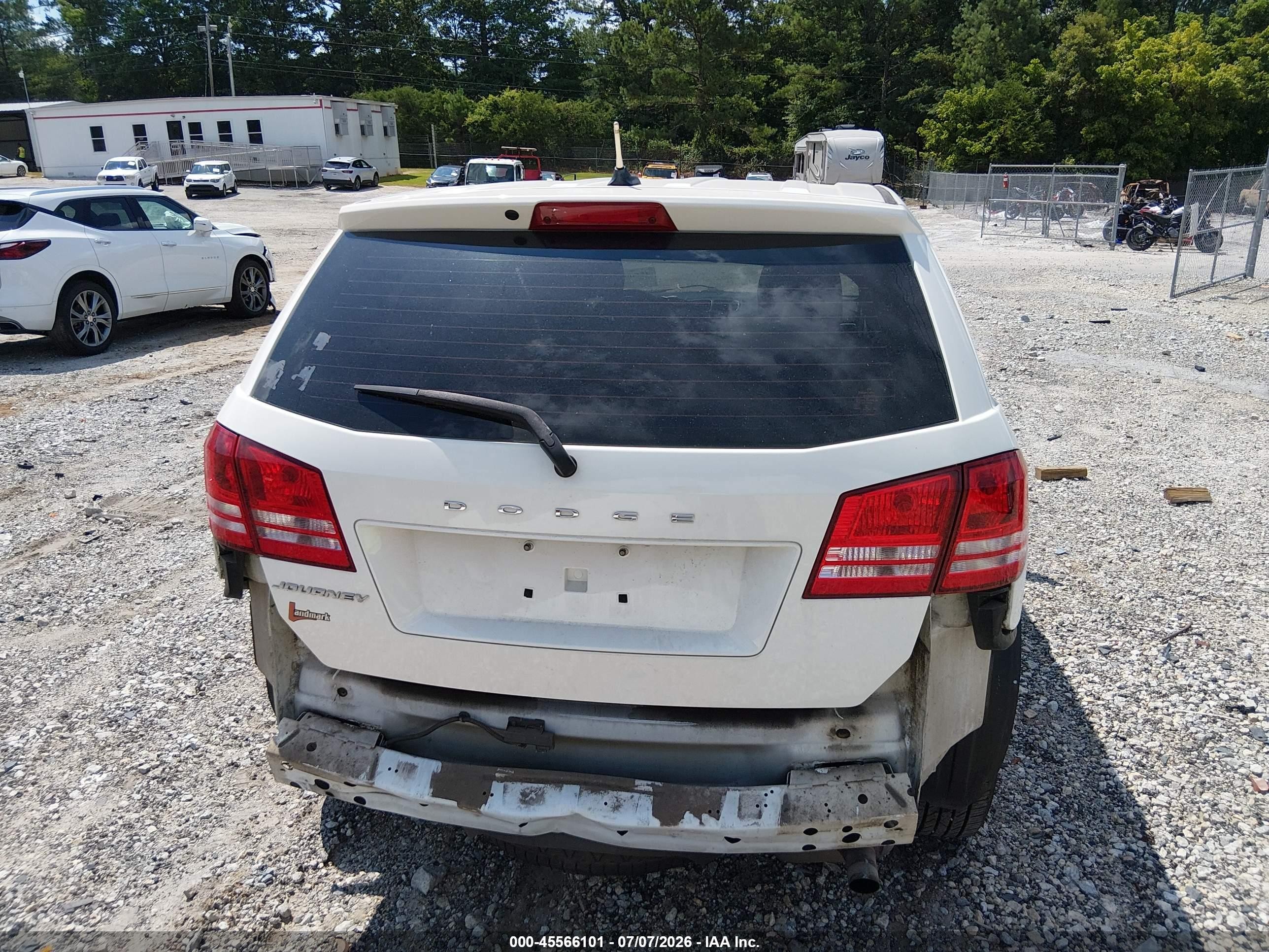 2014 Dodge Journey American Value Pkg White vin: 3C4PDCAB6ET192426