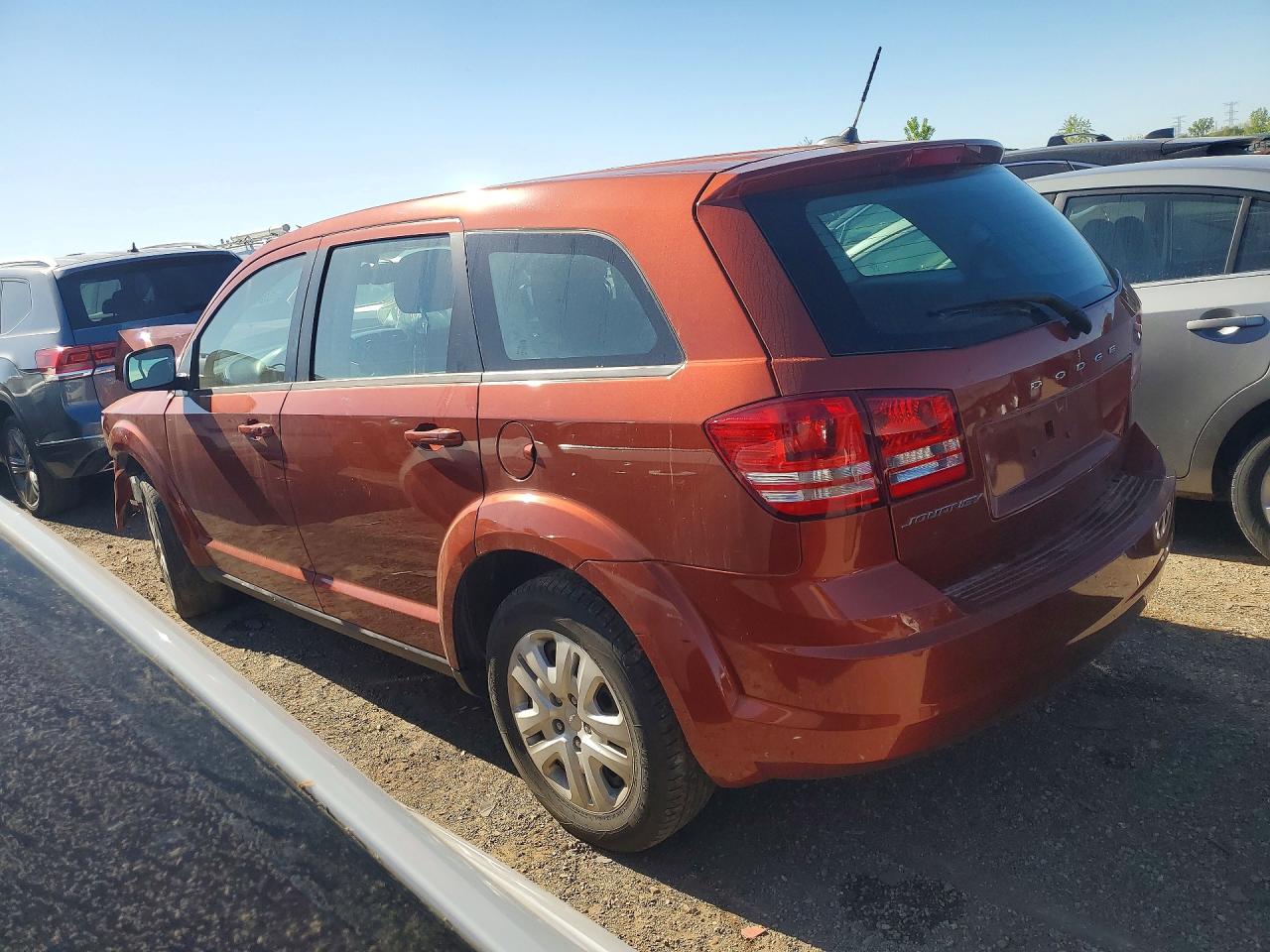2014 Dodge Journey Se Orange vin: 3C4PDCAB6ET301693
