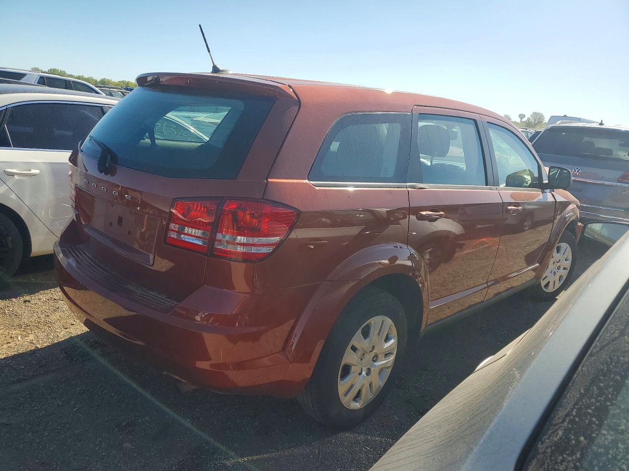 2014 Dodge Journey Se Orange vin: 3C4PDCAB6ET301693