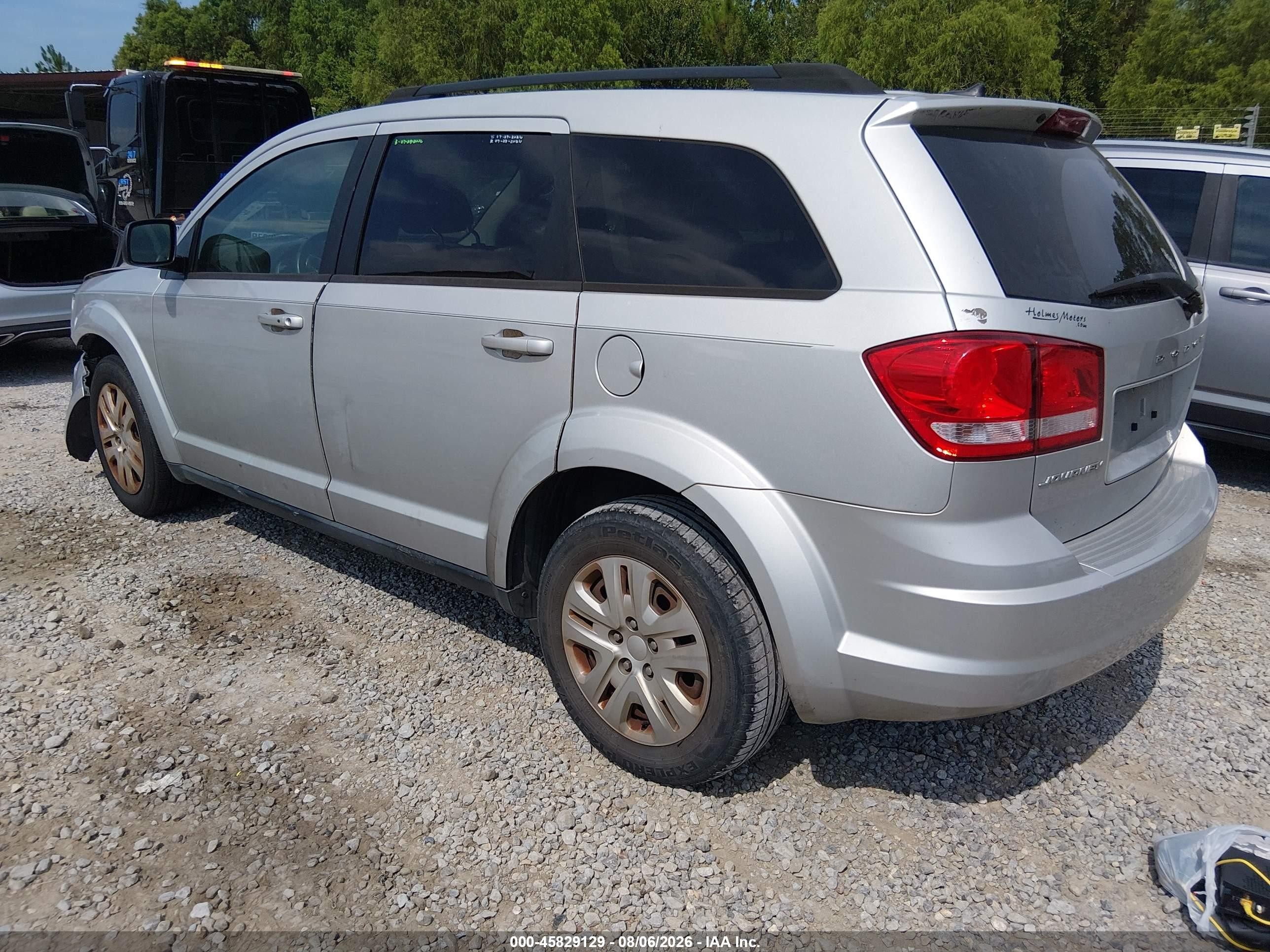 2014 Dodge Journey Se Silver vin: 3C4PDCAB6ET308658