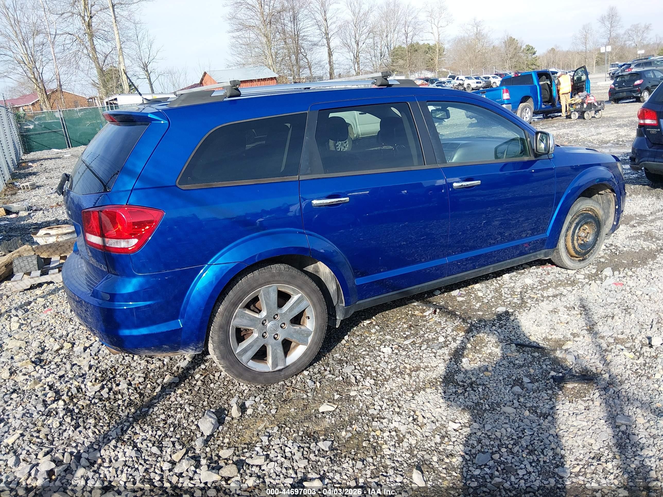 2015 Dodge Journey Se Blue vin: 3C4PDCAB6FT580273