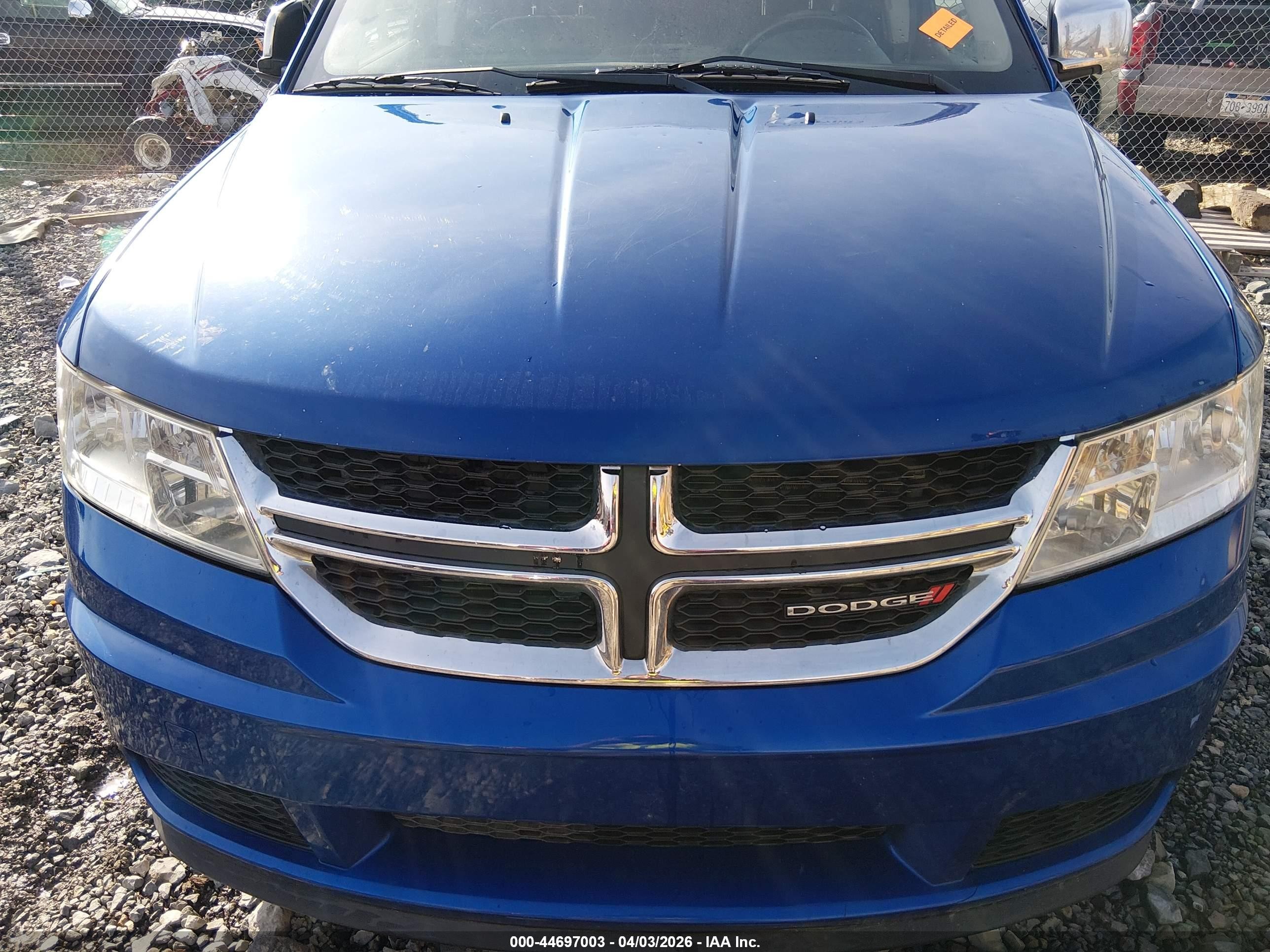2015 Dodge Journey Se Blue vin: 3C4PDCAB6FT580273