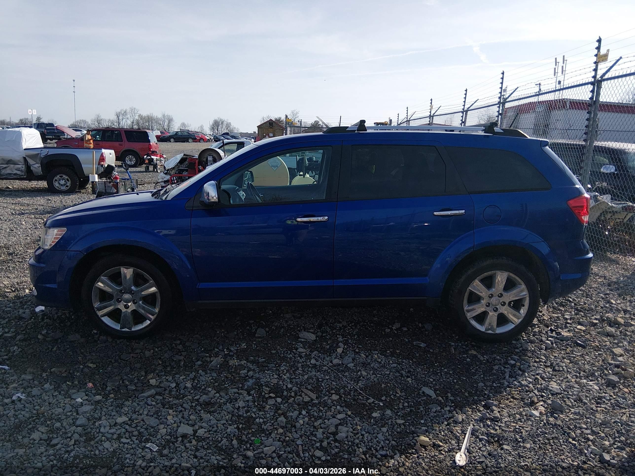 2015 Dodge Journey Se Blue vin: 3C4PDCAB6FT580273