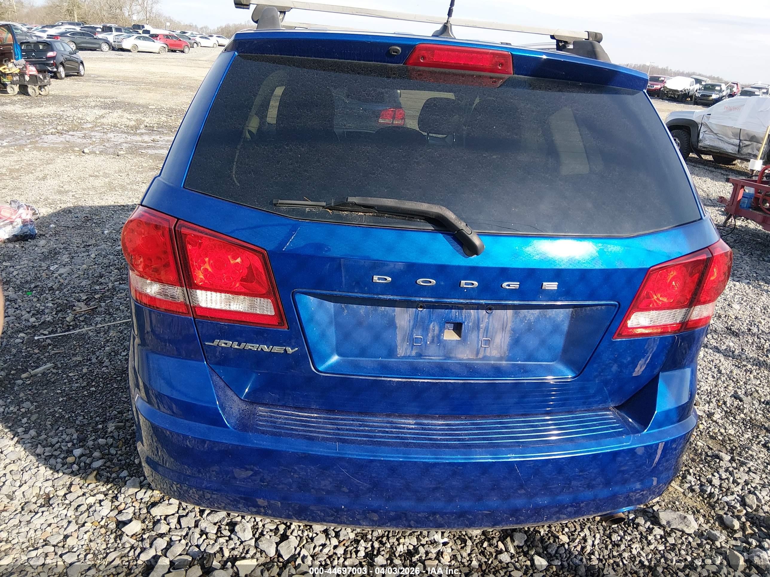 2015 Dodge Journey Se Blue vin: 3C4PDCAB6FT580273