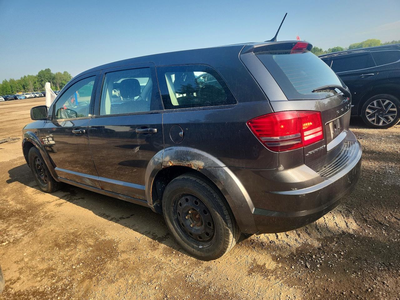 2015 Dodge Journey Se Gray vin: 3C4PDCAB6FT582959