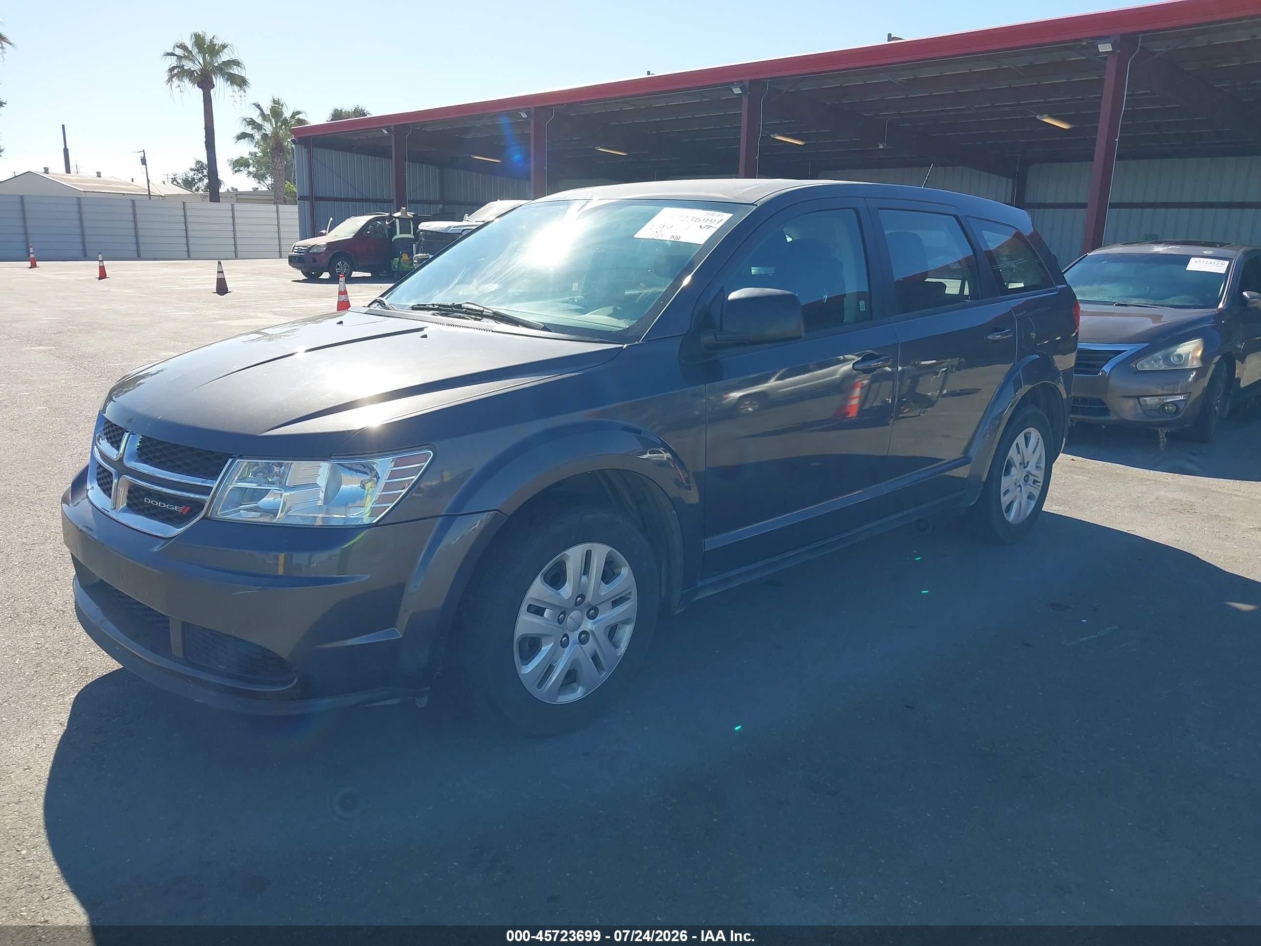 2015 Dodge Journey American Value Pkg Серый vin: 3C4PDCAB6FT587756