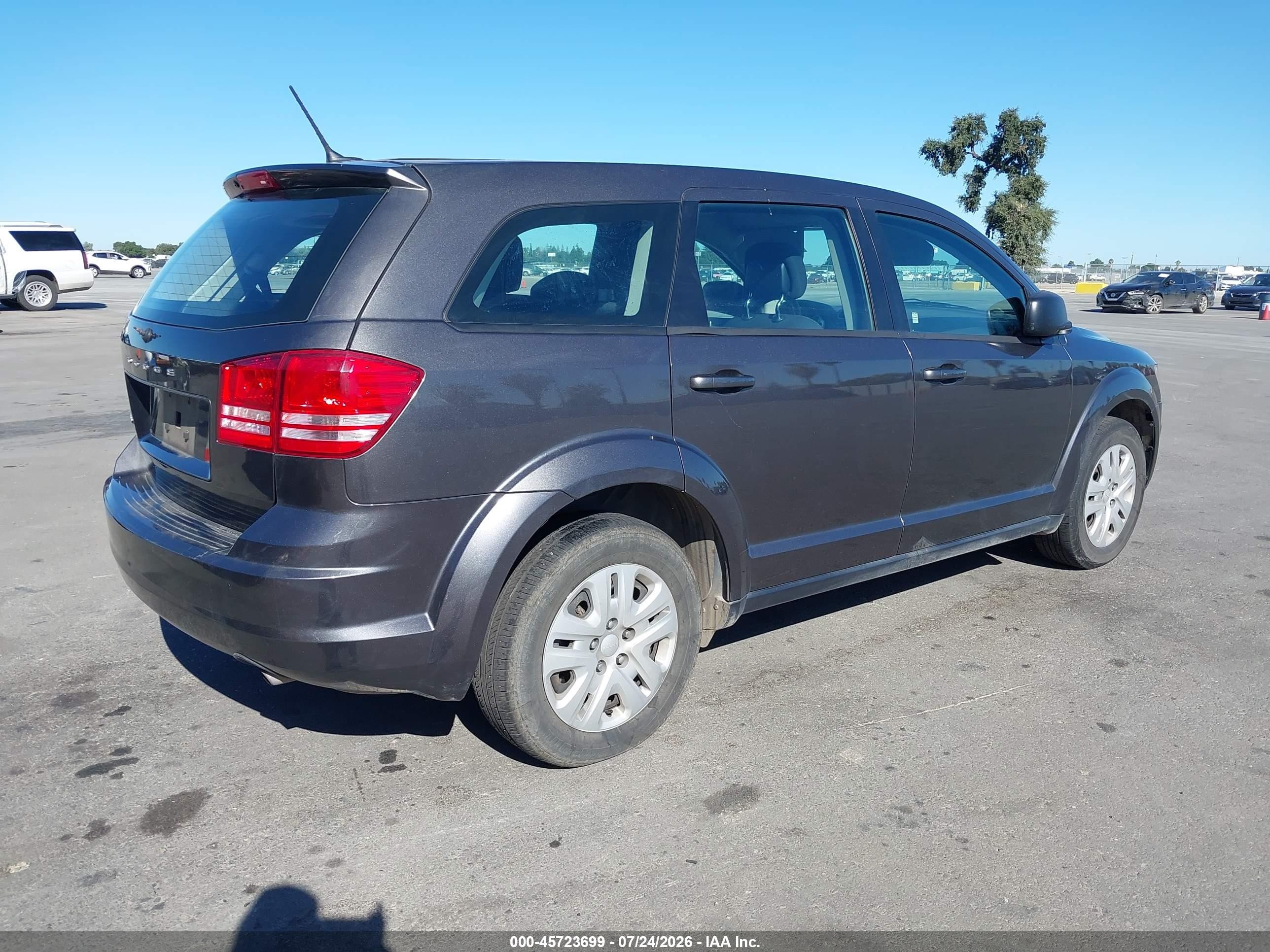 2015 Dodge Journey American Value Pkg Серый vin: 3C4PDCAB6FT587756