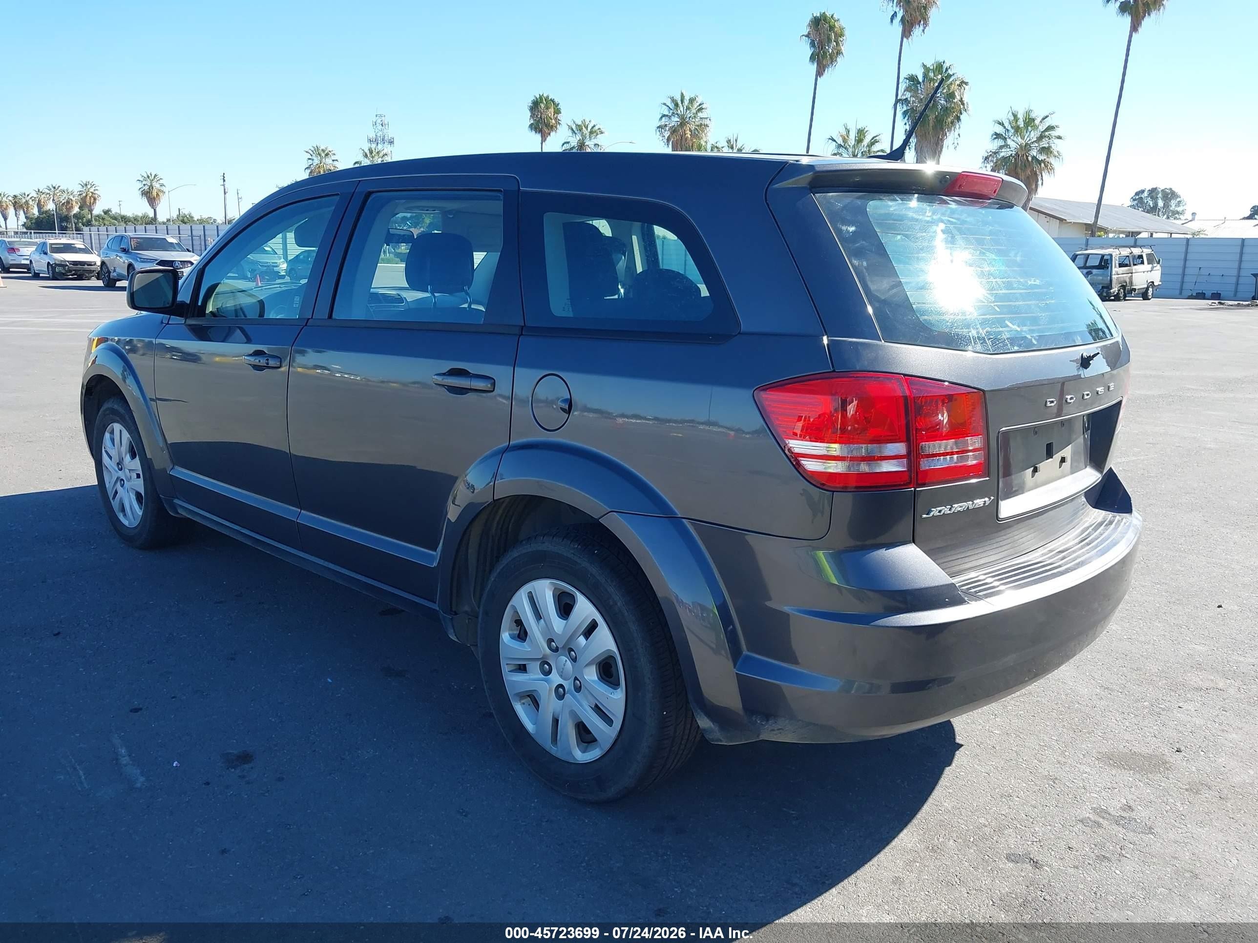 2015 Dodge Journey American Value Pkg Серый vin: 3C4PDCAB6FT587756