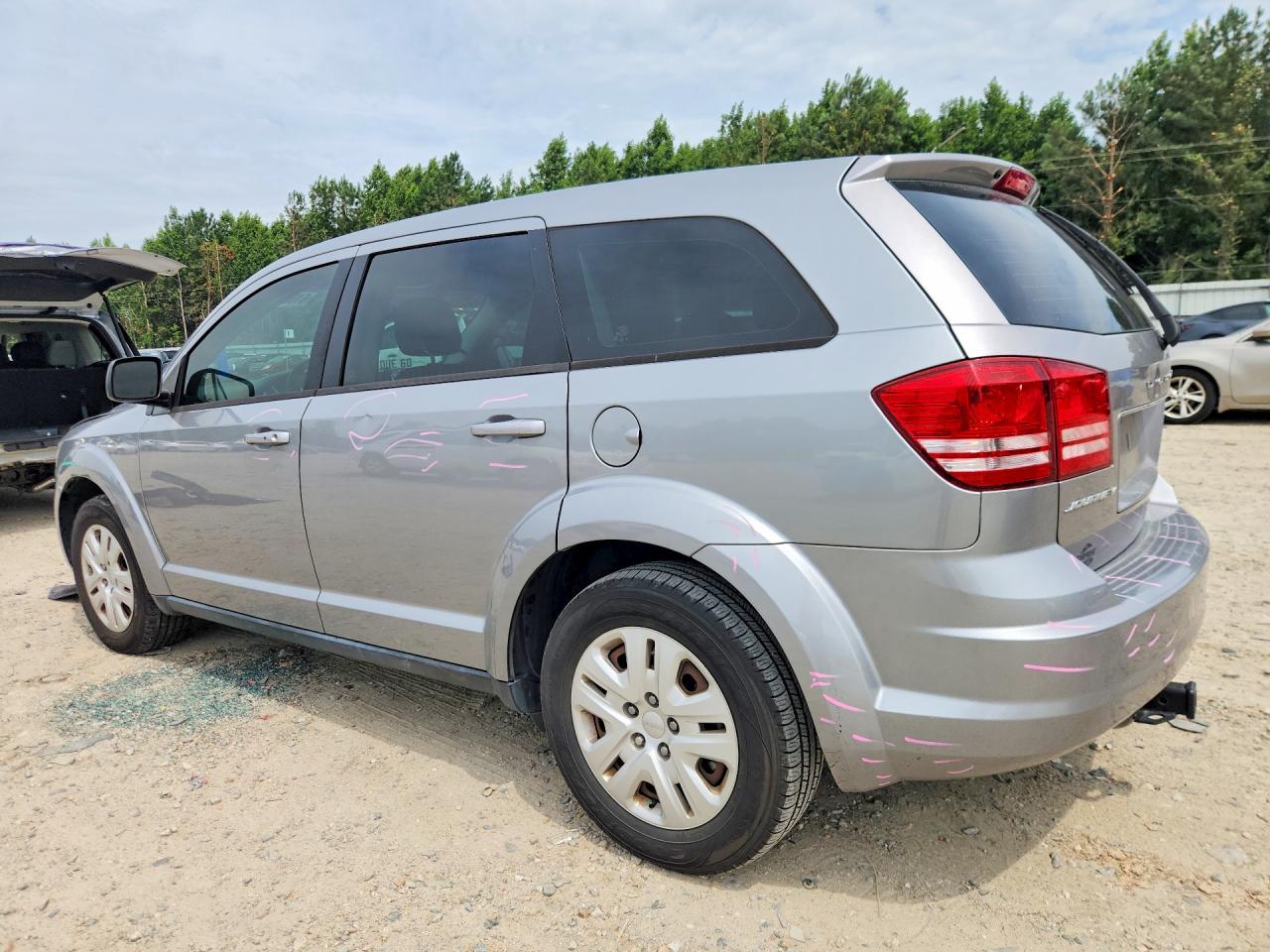 2015 Dodge Journey Se Silver vin: 3C4PDCAB6FT591936