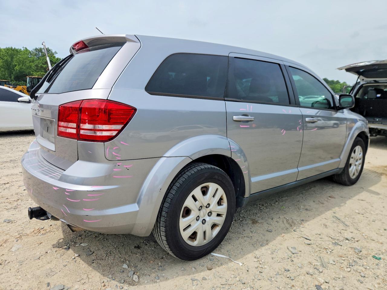 2015 Dodge Journey Se Silver vin: 3C4PDCAB6FT591936