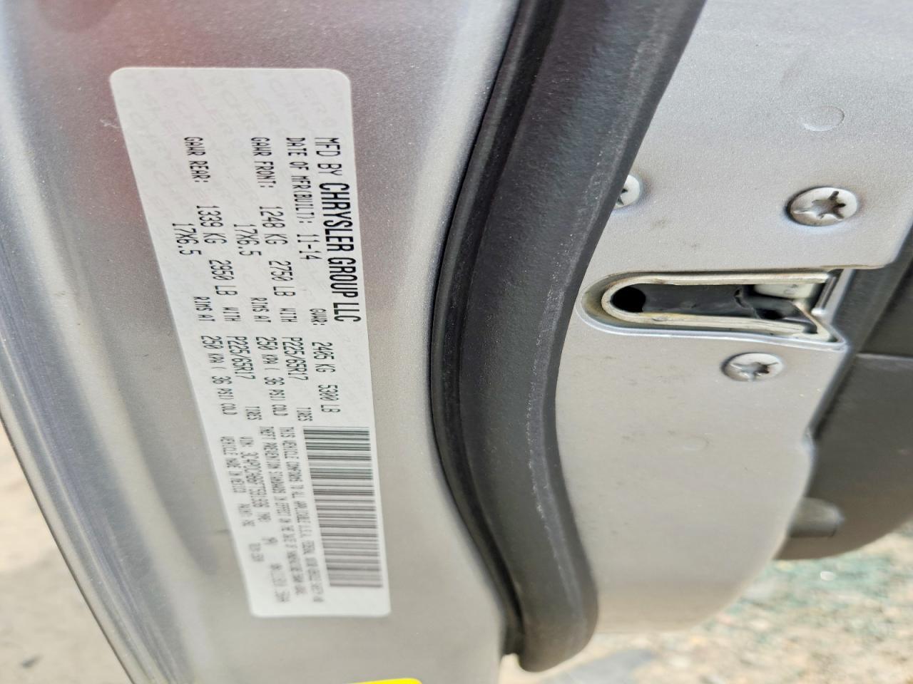2015 Dodge Journey Se Silver vin: 3C4PDCAB6FT591936